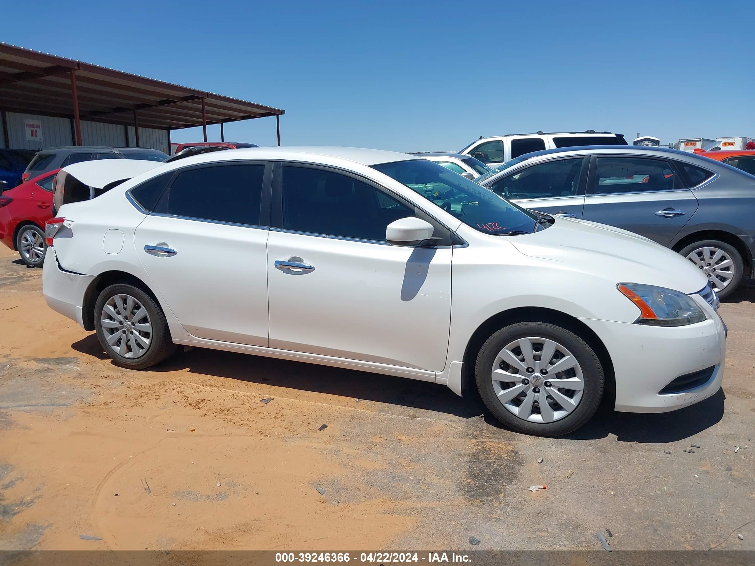 2015 Nissan Sentra Sv vin: 3N1AB7AP1FY227475