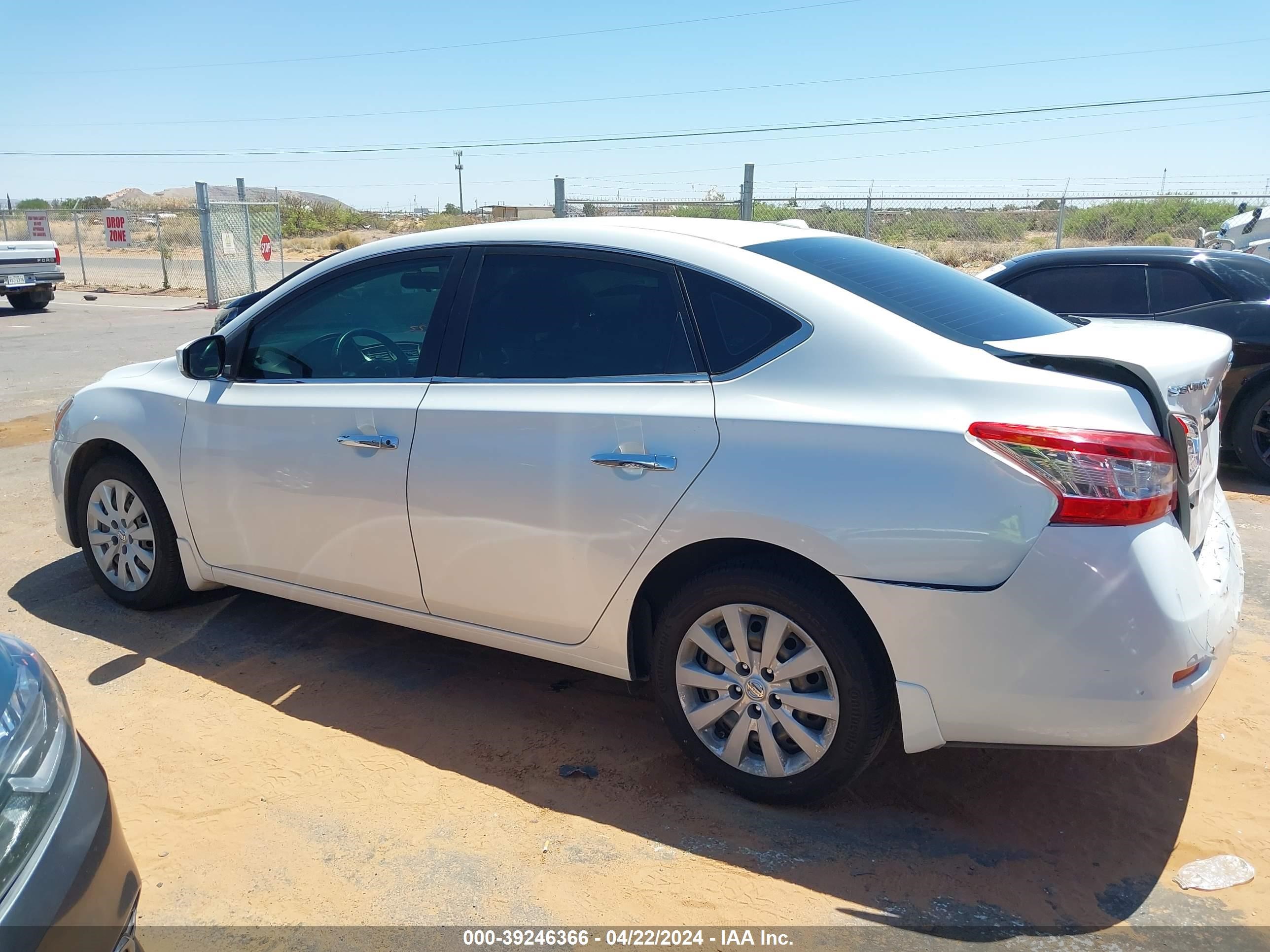 2015 Nissan Sentra Sv vin: 3N1AB7AP1FY227475