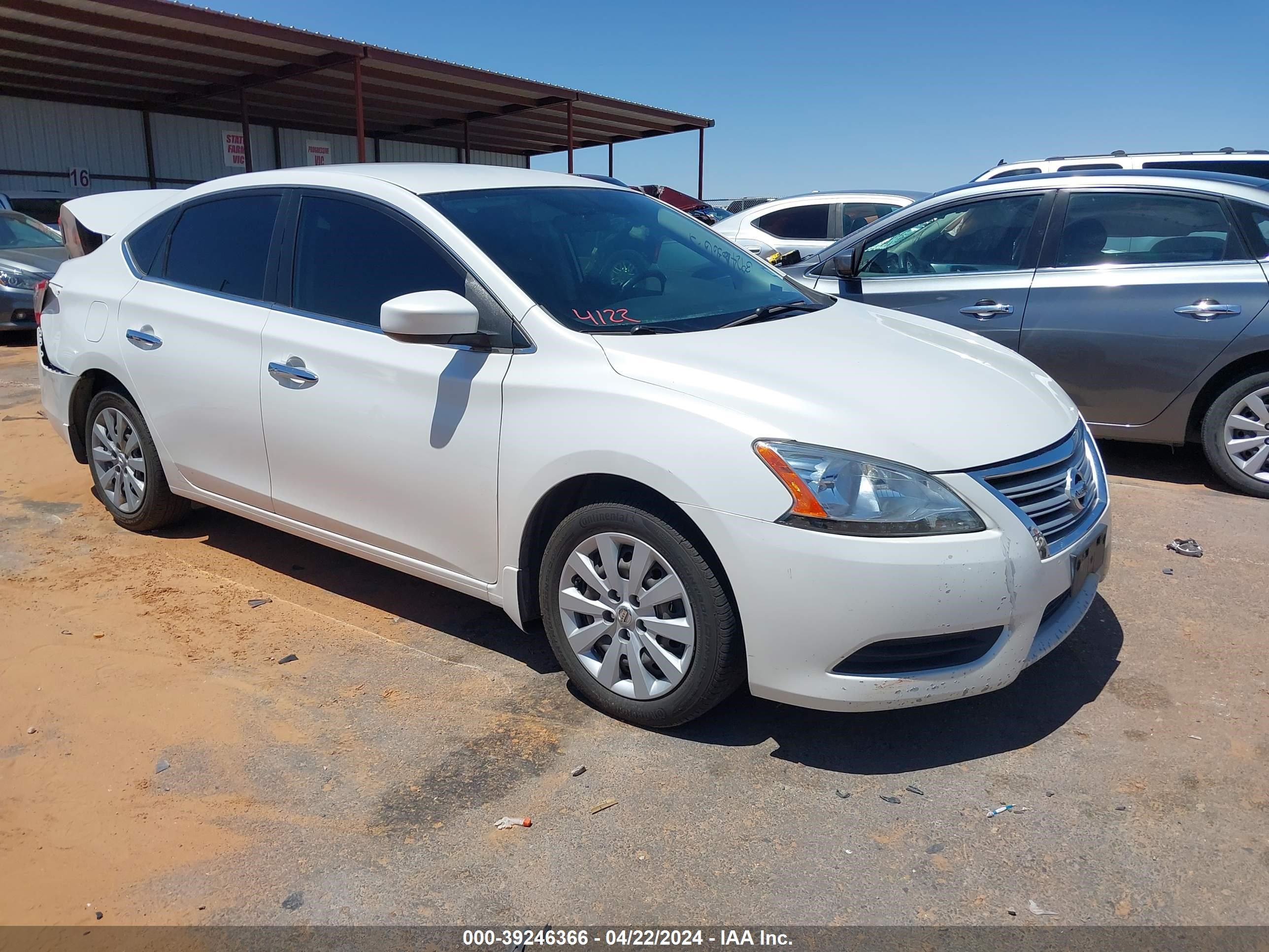 2015 Nissan Sentra Sv vin: 3N1AB7AP1FY227475