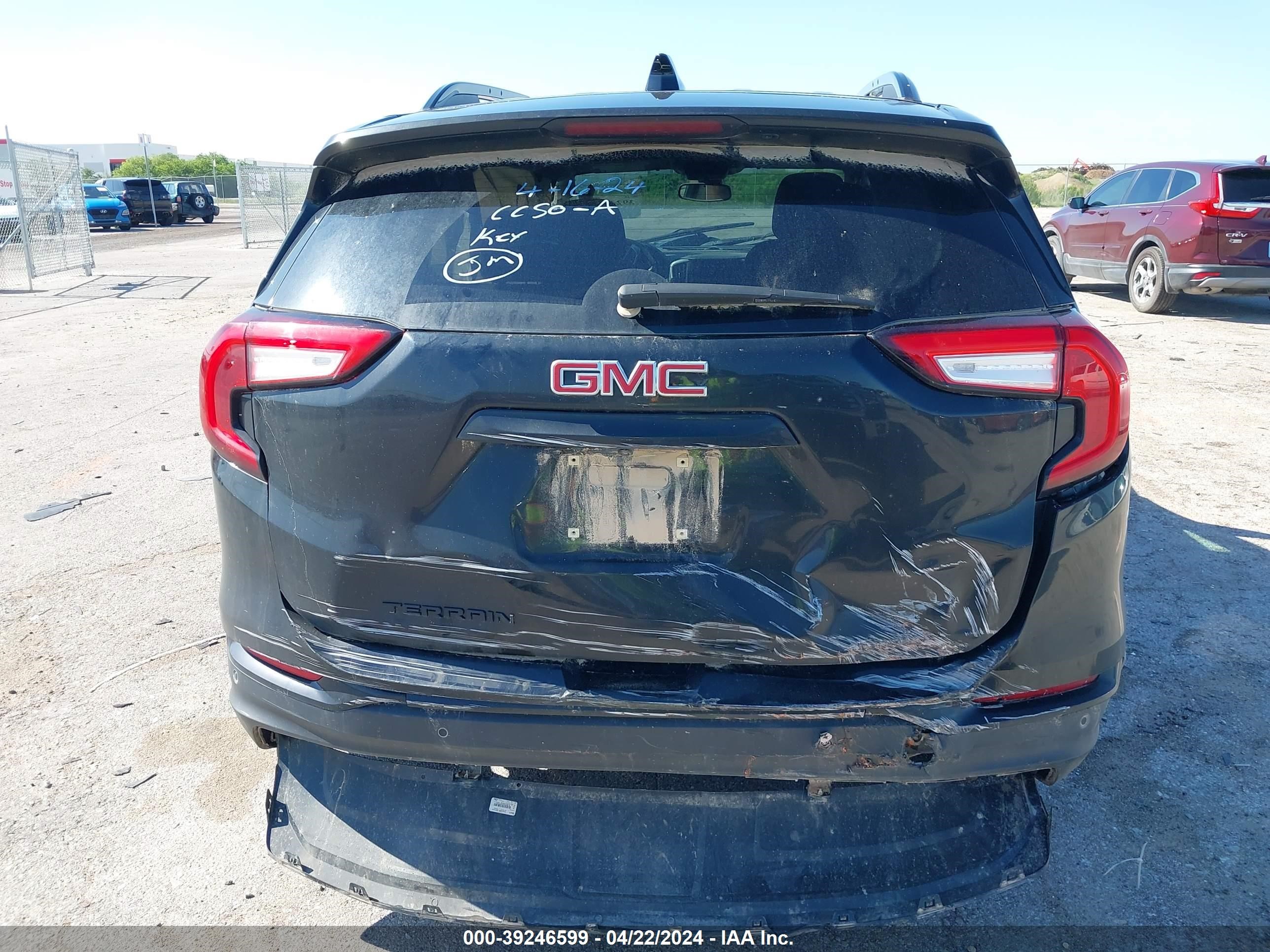 2022 GMC Terrain Fwd Sle vin: 3GKALMEV6NL237968