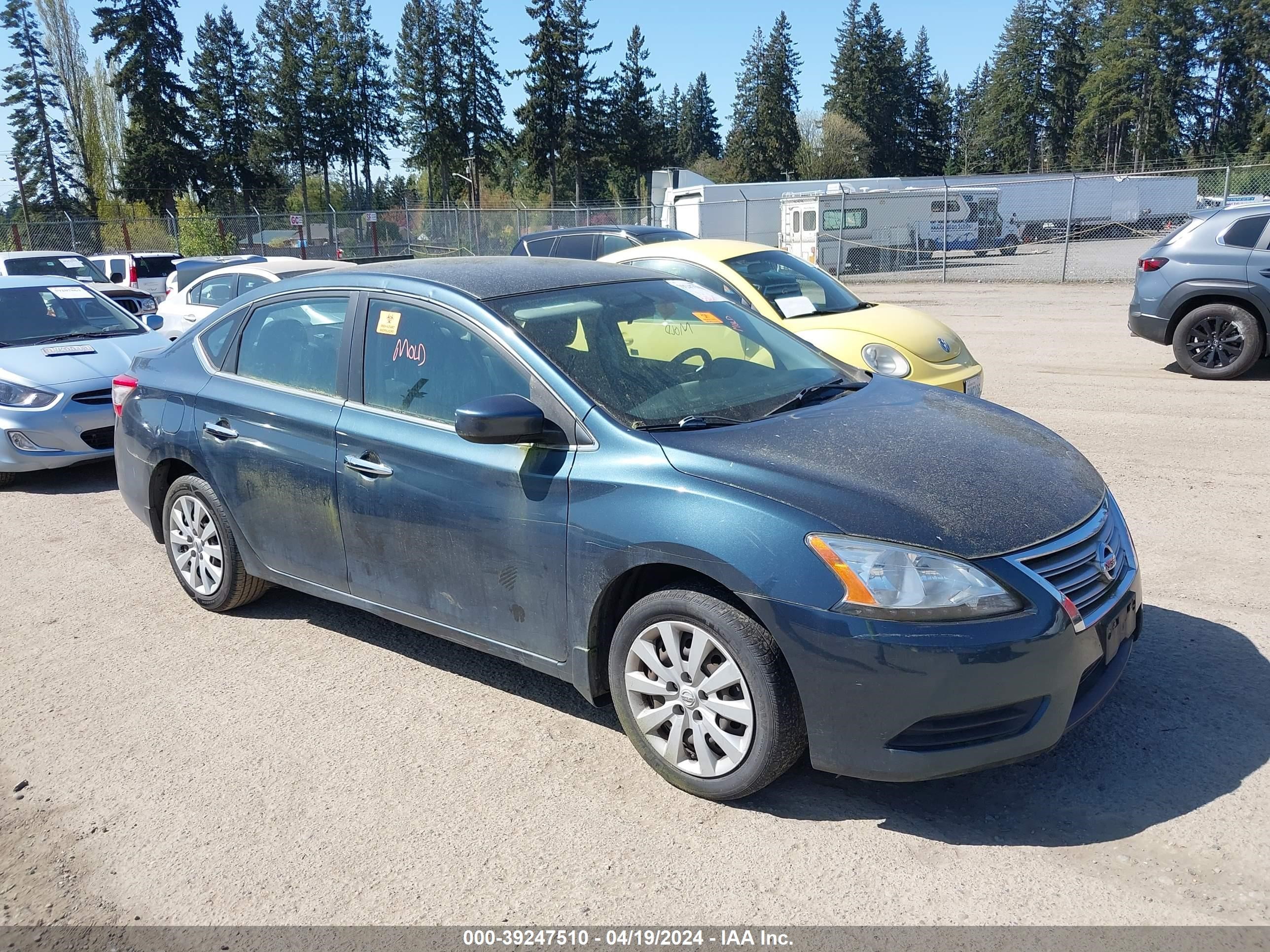 2014 Nissan Sentra Sv vin: 3N1AB7AP0EY211041