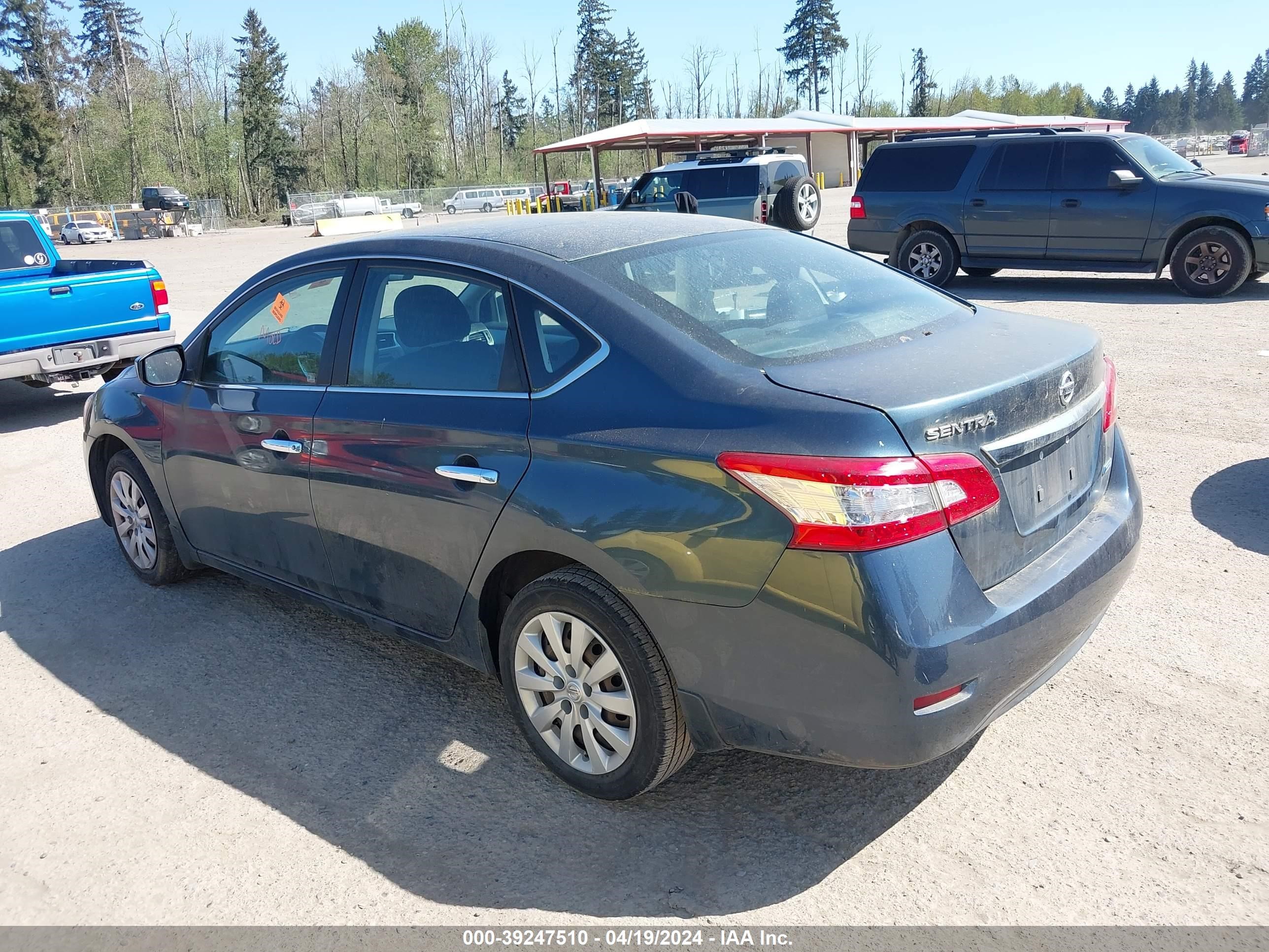 2014 Nissan Sentra Sv vin: 3N1AB7AP0EY211041