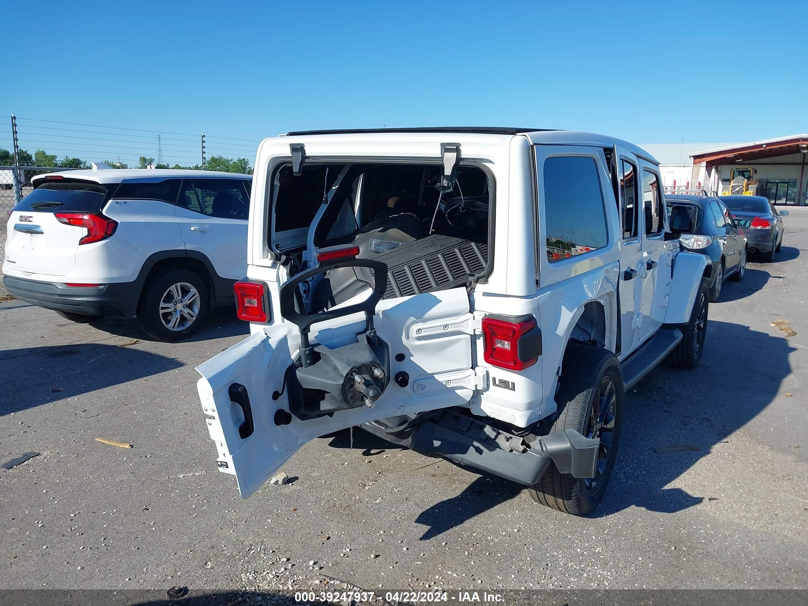 2021 Jeep Wrangler 4Xe Unlimited Sahara 4X4 vin: 1C4JJXP63MW742206