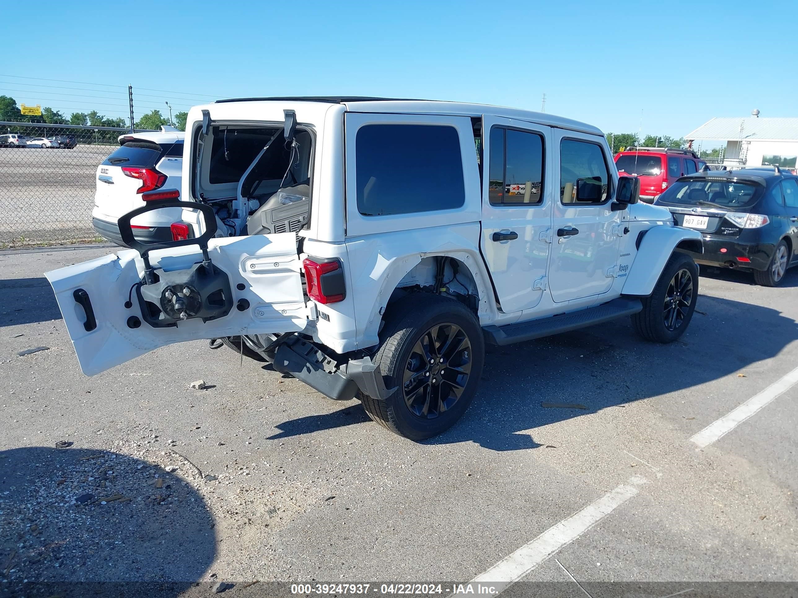 2021 Jeep Wrangler 4Xe Unlimited Sahara 4X4 vin: 1C4JJXP63MW742206