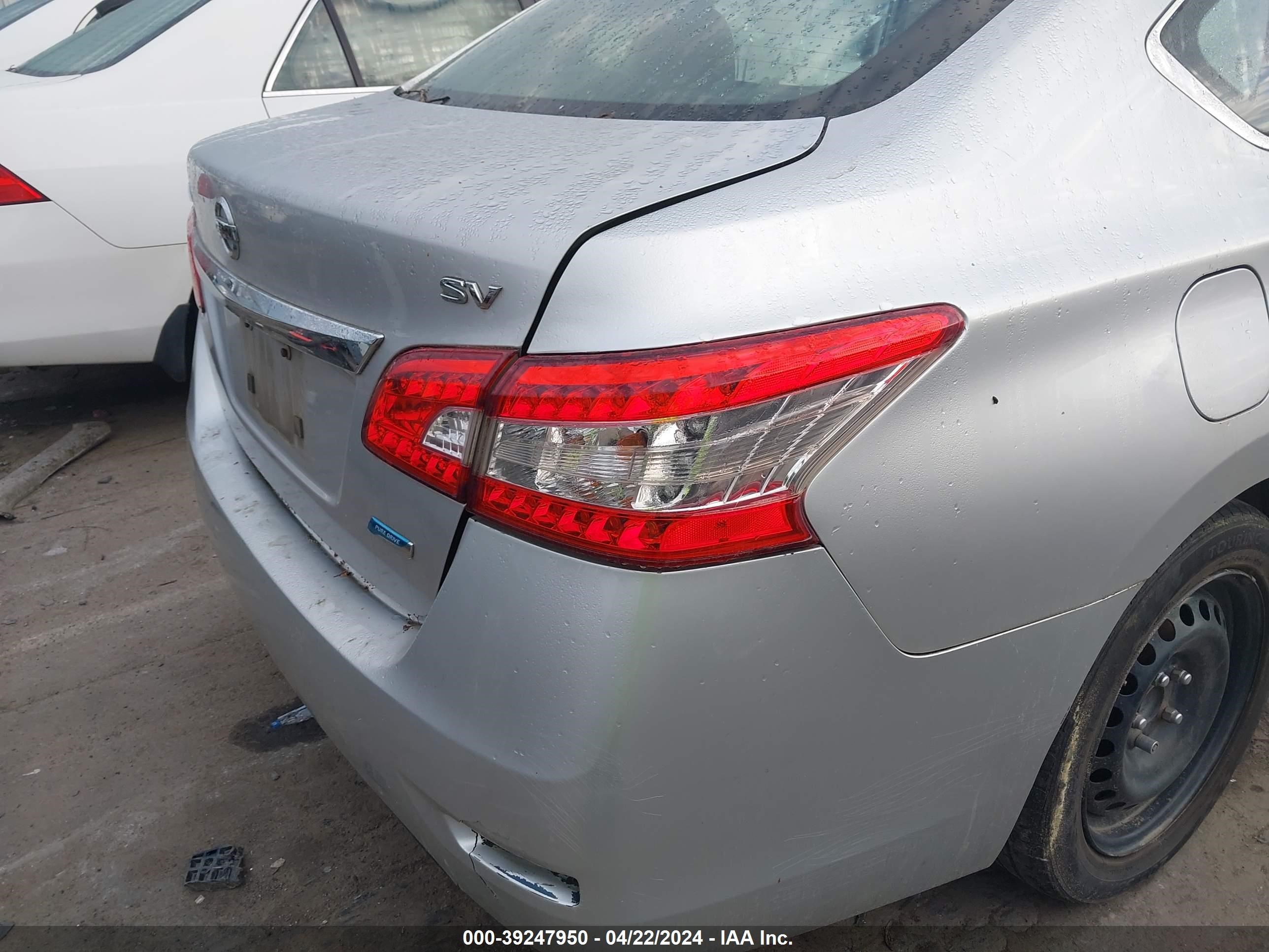 2014 Nissan Sentra Sv vin: 3N1AB7APXEY338699