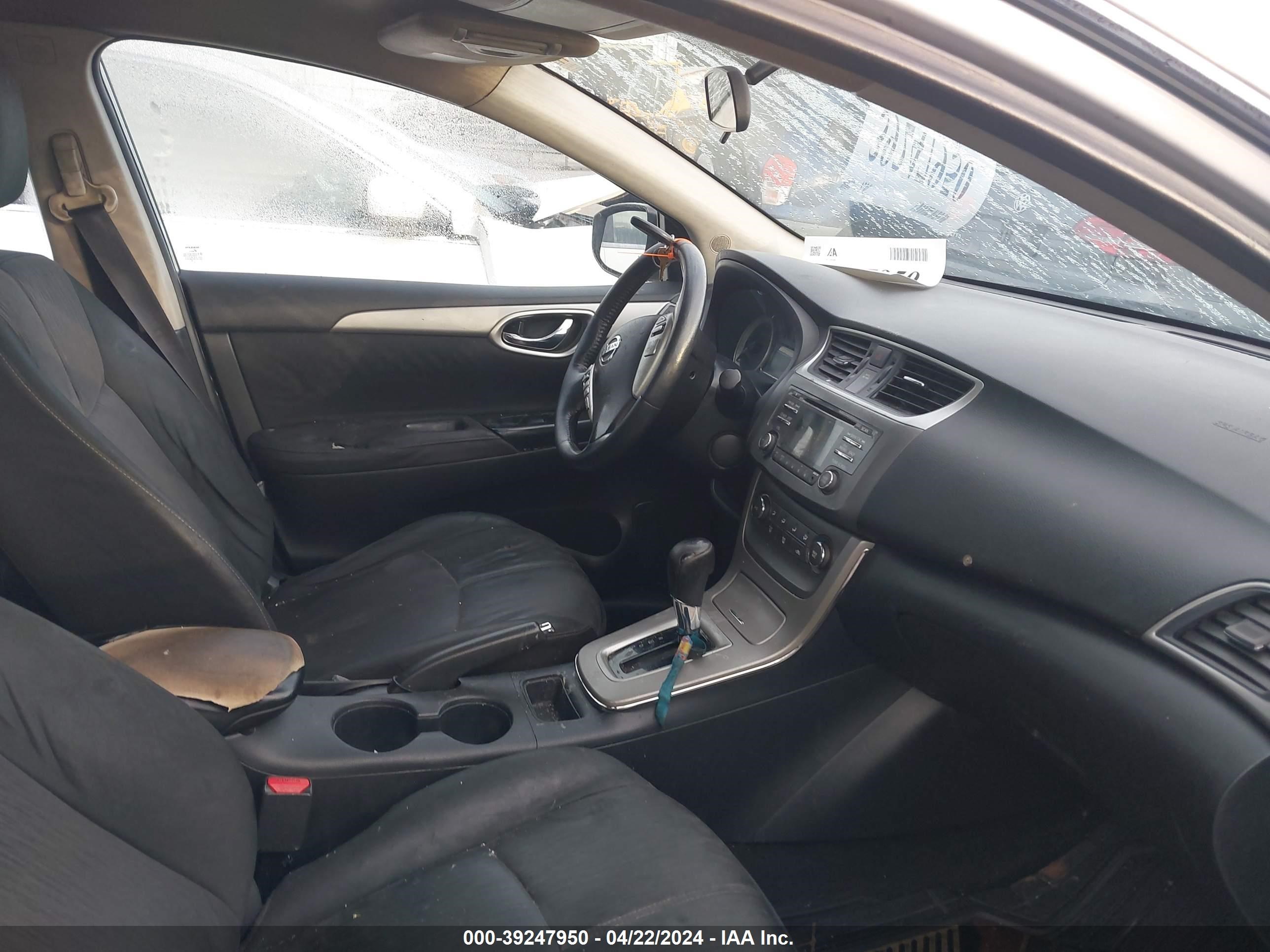 2014 Nissan Sentra Sv vin: 3N1AB7APXEY338699