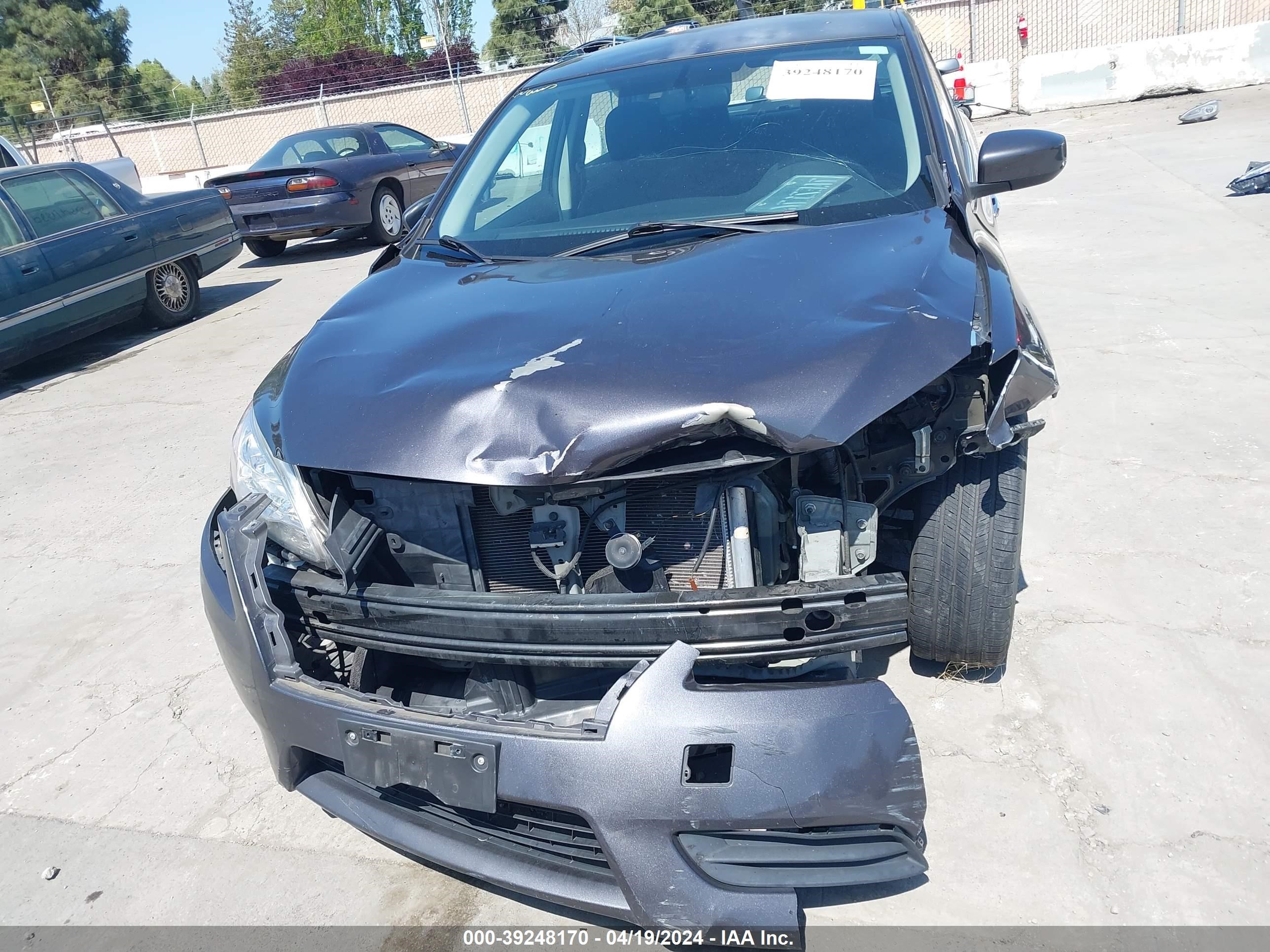 2013 Nissan Sentra Sv vin: 3N1AB7AP5DL720232