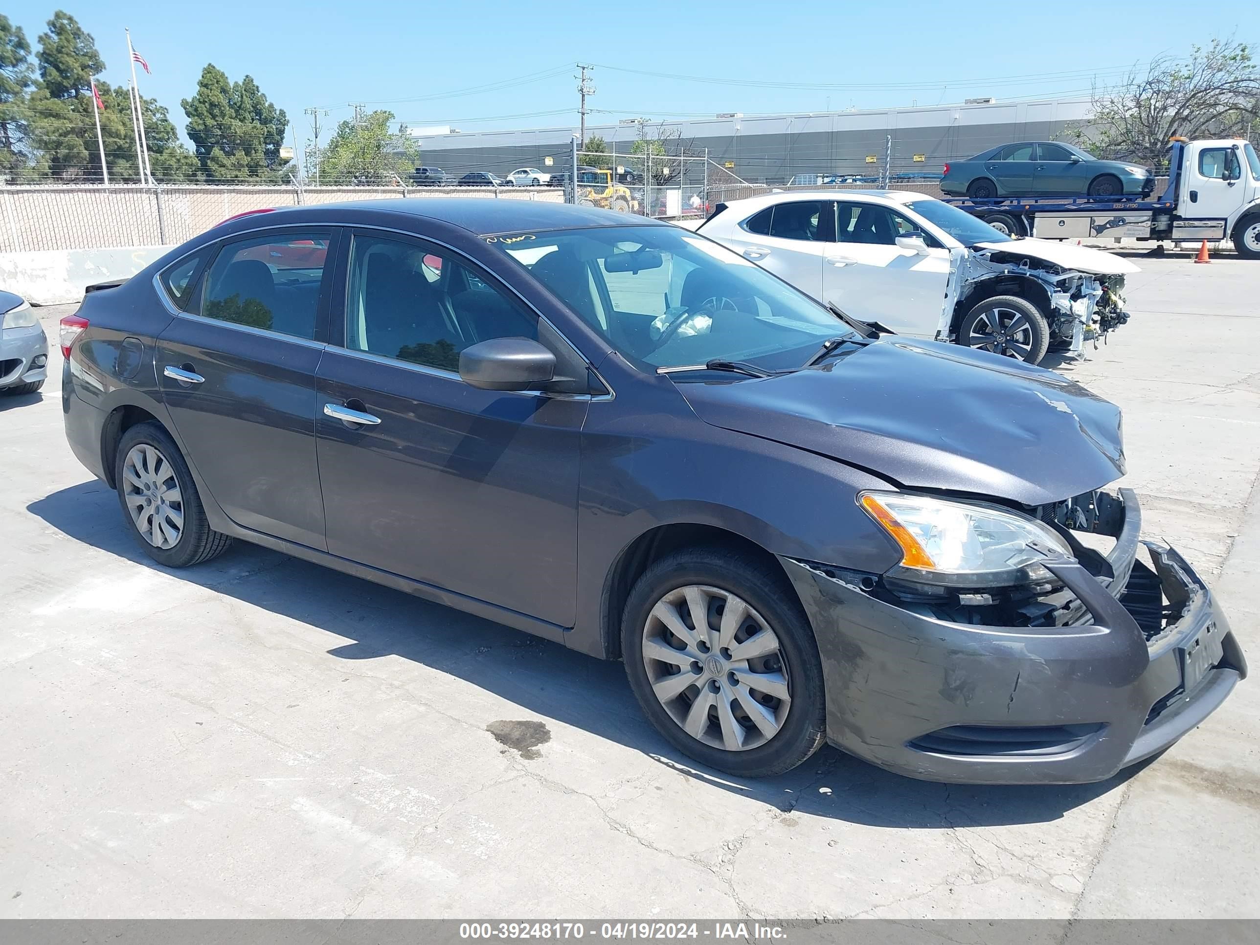 2013 Nissan Sentra Sv vin: 3N1AB7AP5DL720232