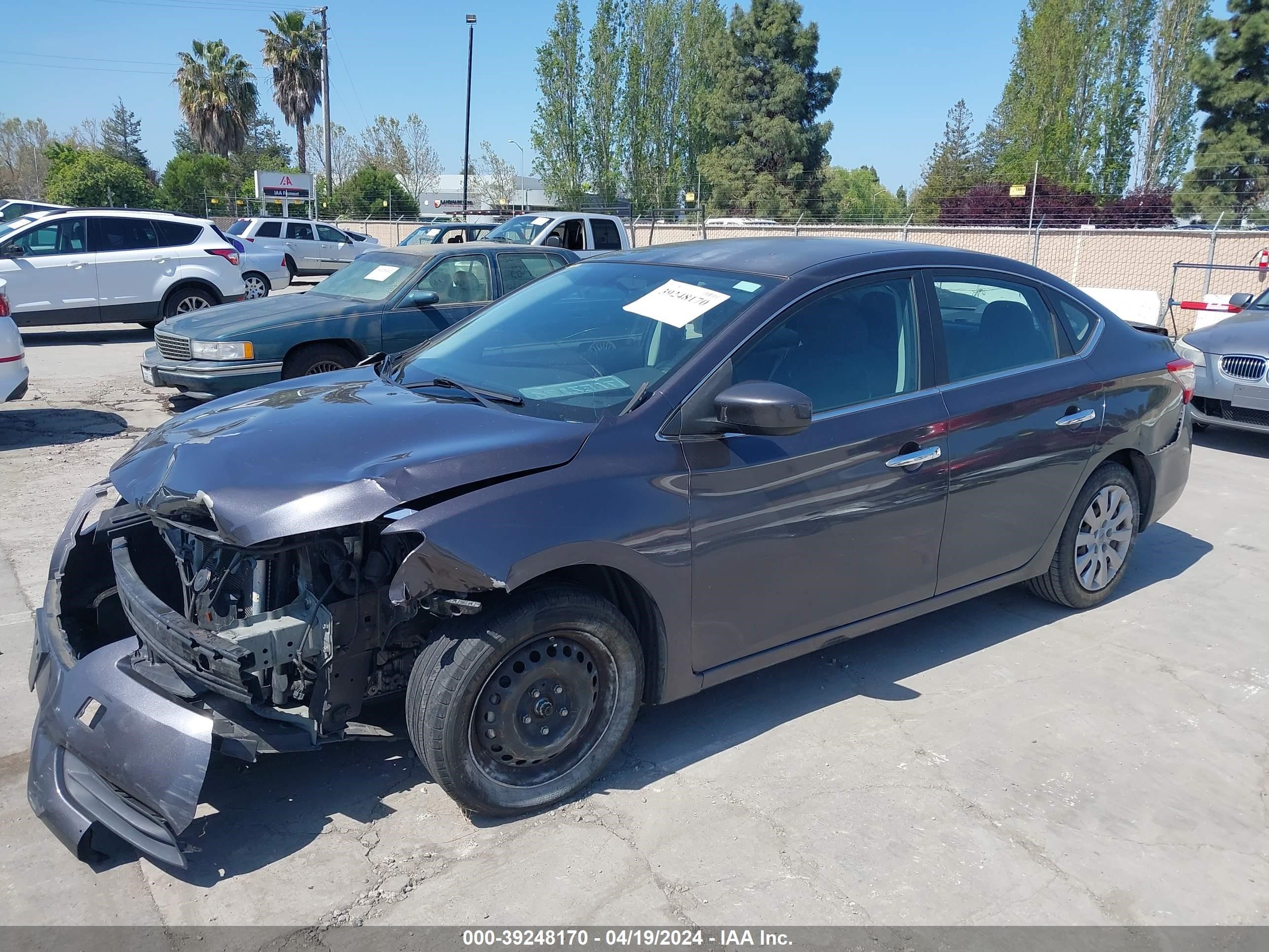 2013 Nissan Sentra Sv vin: 3N1AB7AP5DL720232