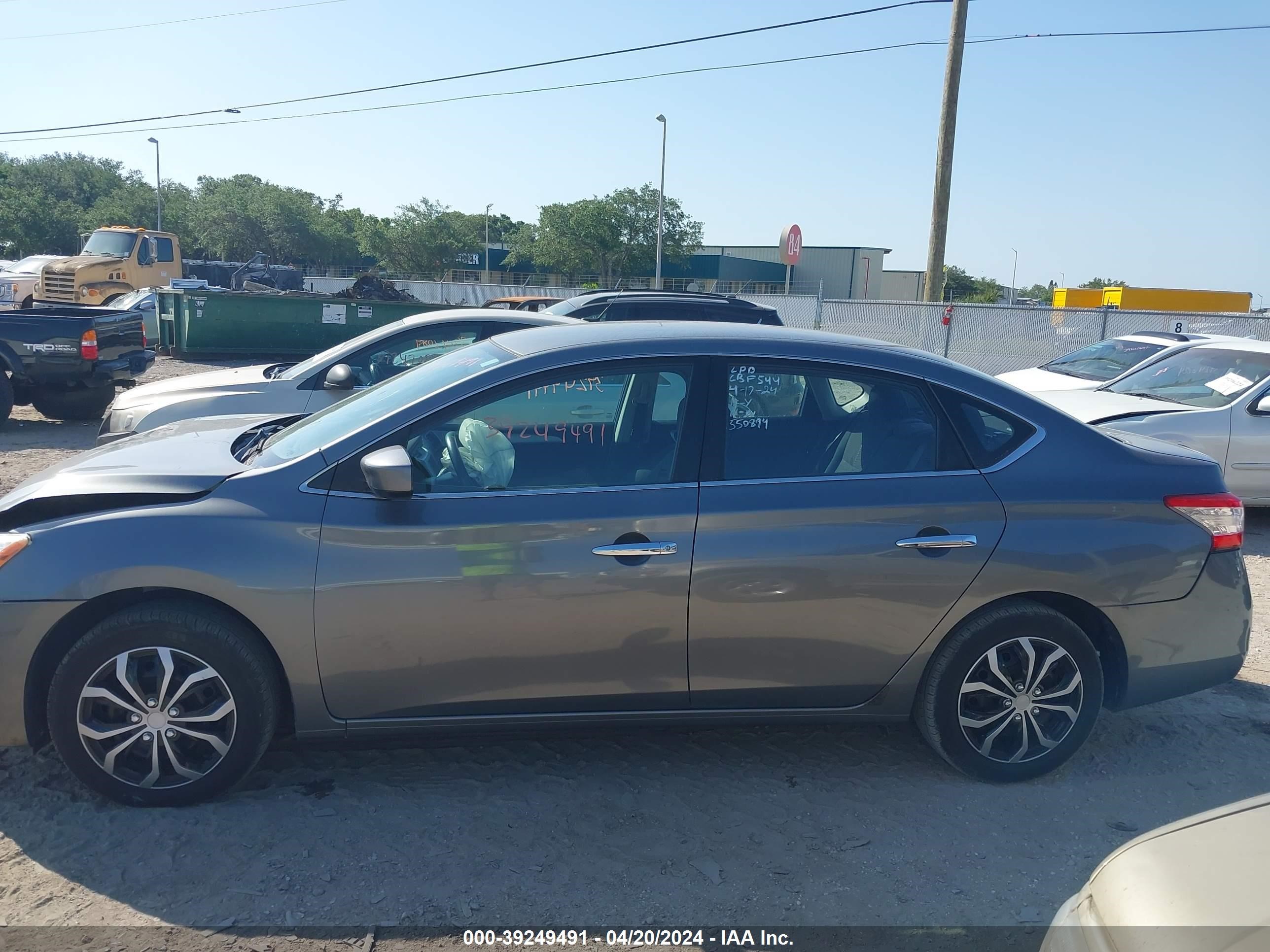 2015 Nissan Sentra Fe+ S/S/Sl/Sr/Sv vin: 3N1AB7AP4FY235974