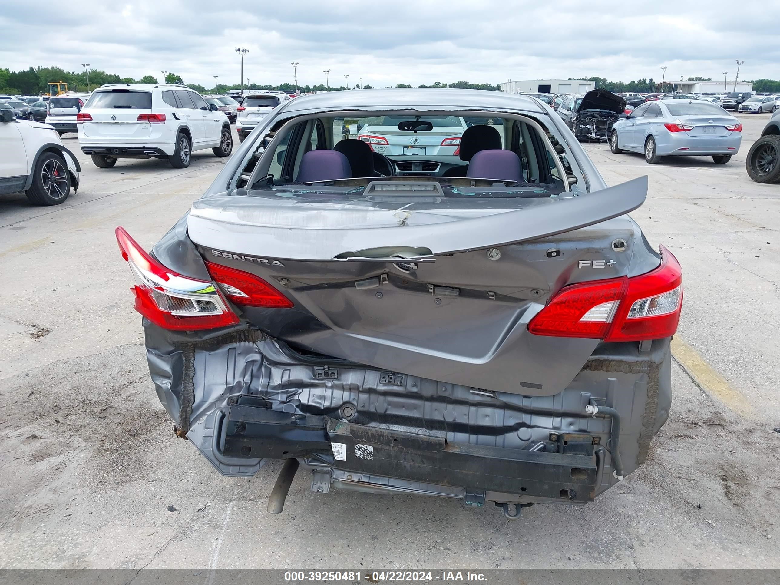 2016 Nissan Sentra Fe+ S vin: 3N1AB7AP0GY305066