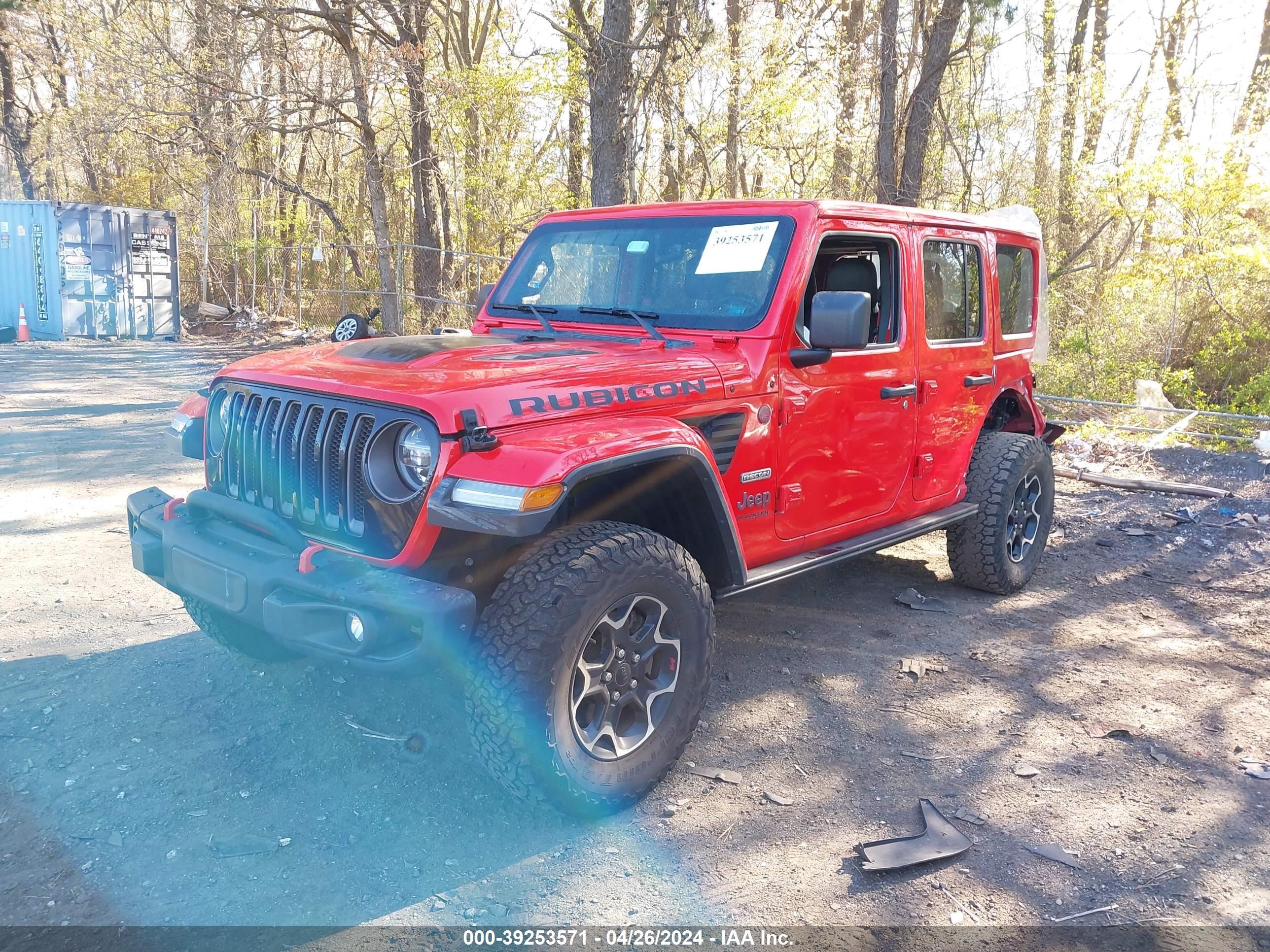 2020 Jeep Wrangler Unlimited Rubicon Recon 4X4 vin: 1C4HJXFN0LW266521