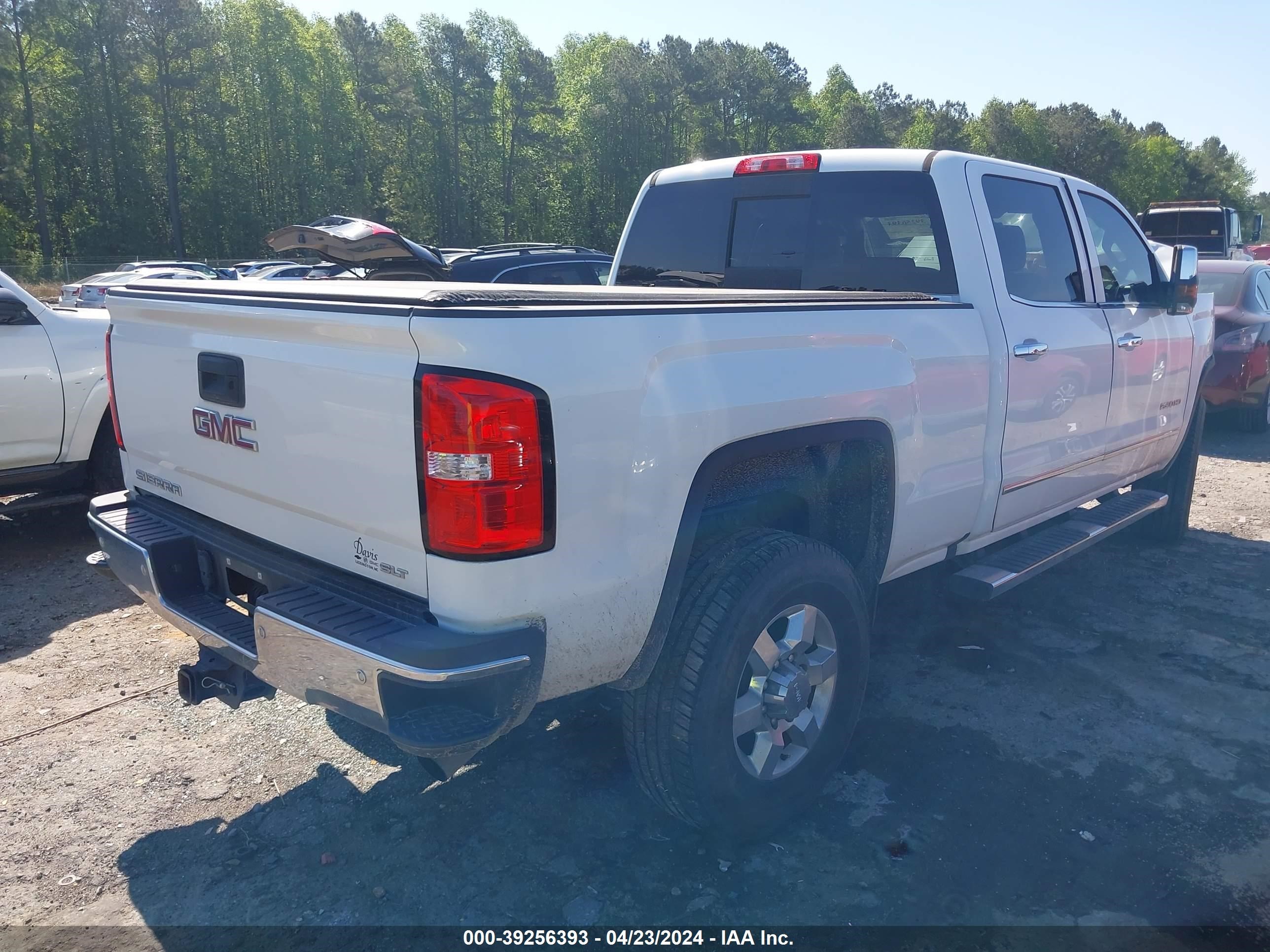 2018 GMC Sierra 2500Hd Slt vin: 1GT12TEGXJF200923