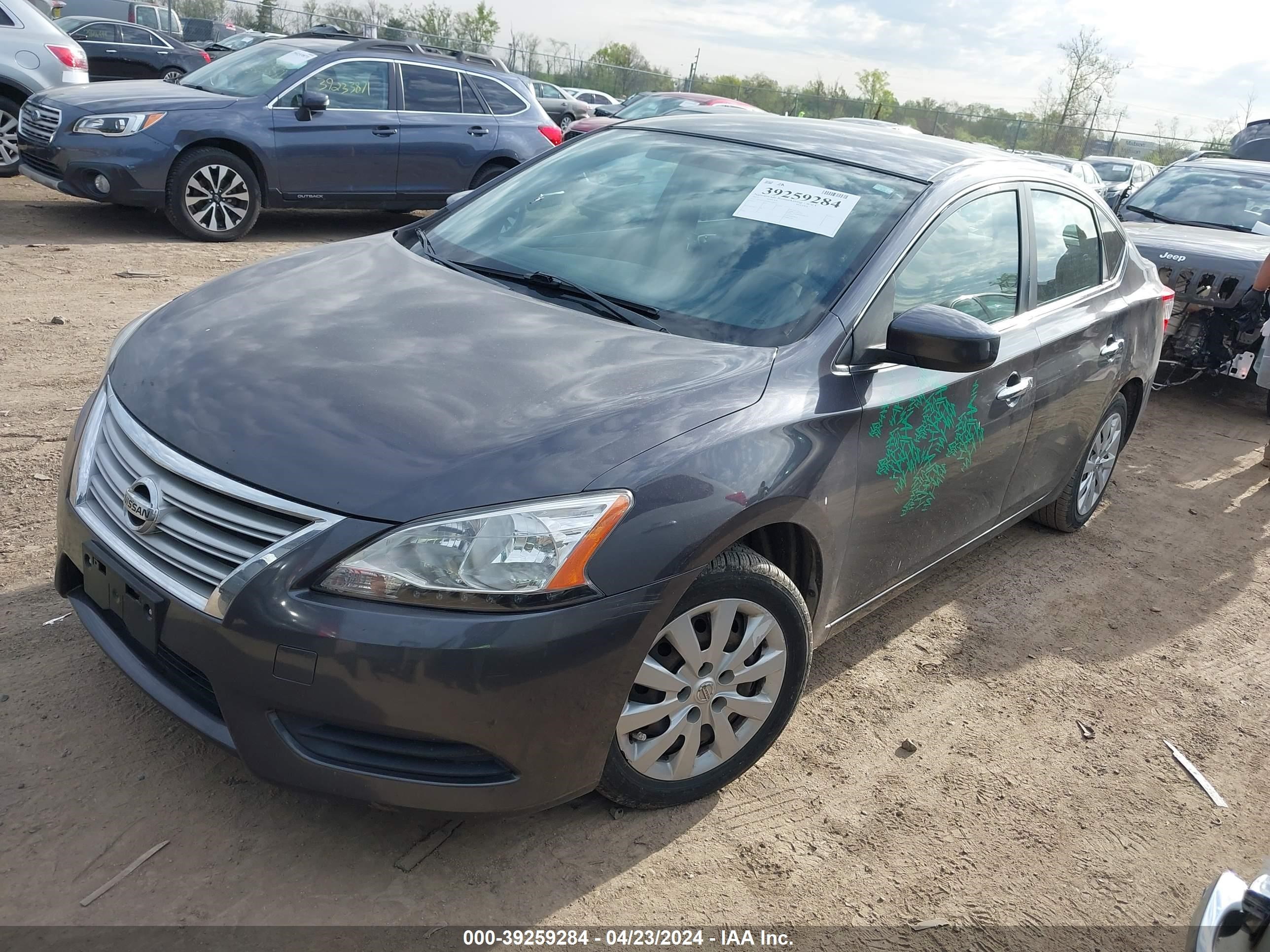 2013 Nissan Sentra Sv vin: 3N1AB7AP4DL658922