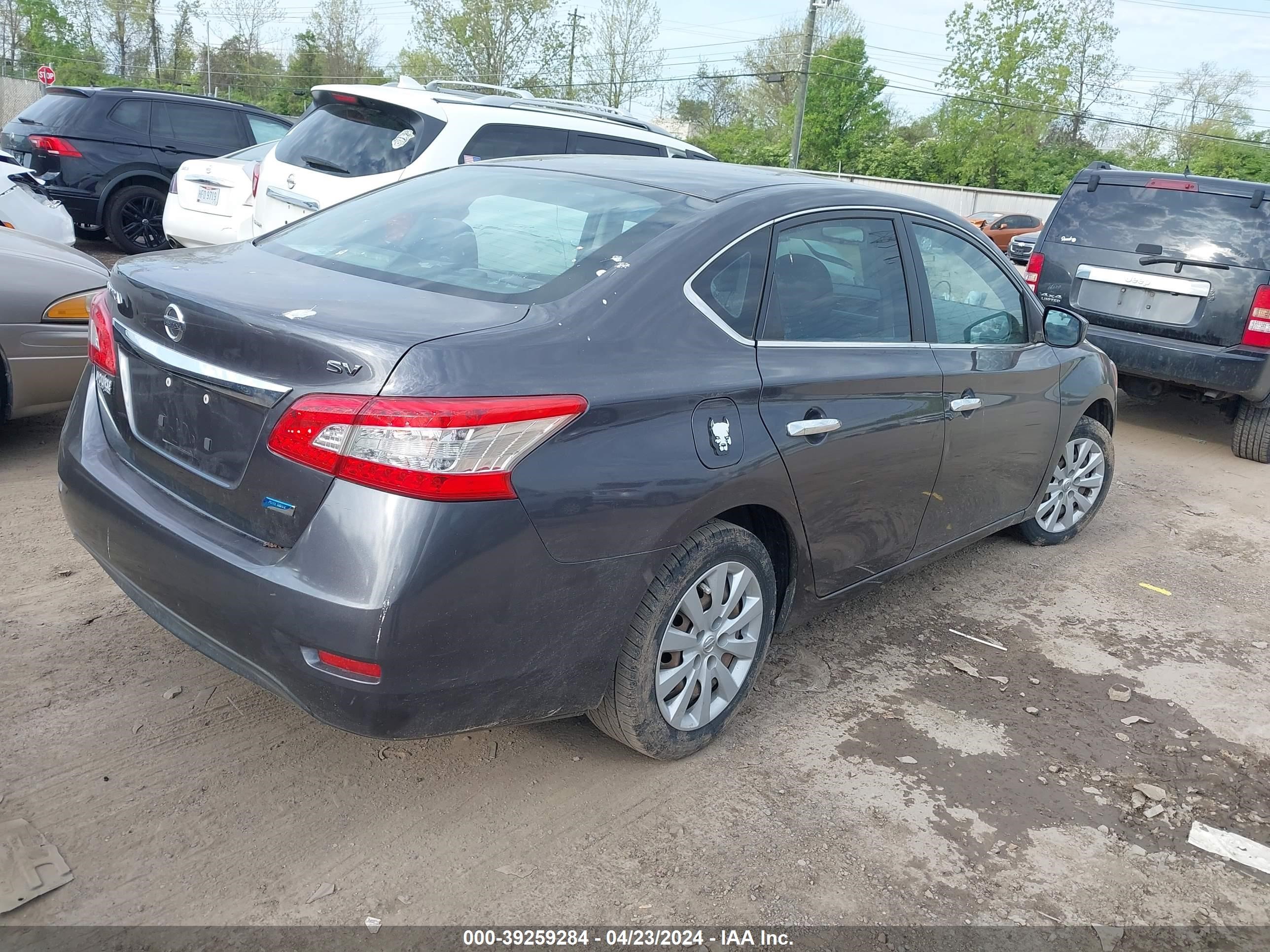 2013 Nissan Sentra Sv vin: 3N1AB7AP4DL658922