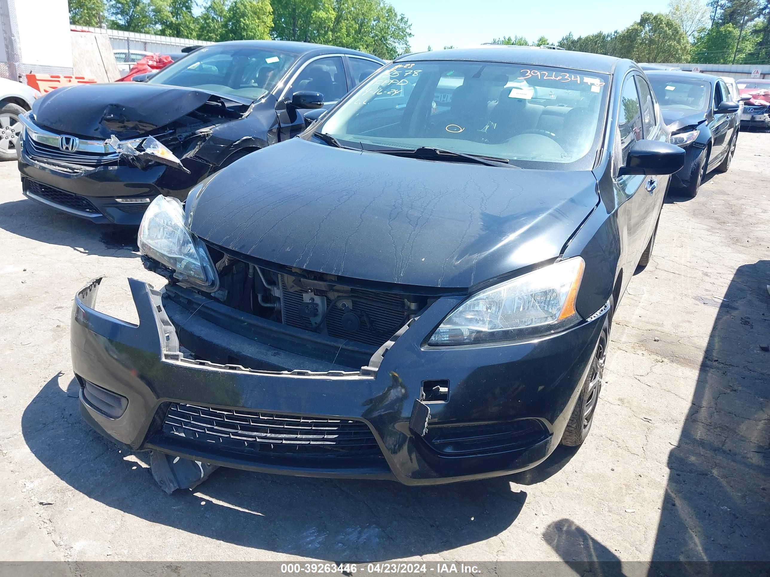 2013 Nissan Sentra Sv vin: 3N1AB7AP0DL688578