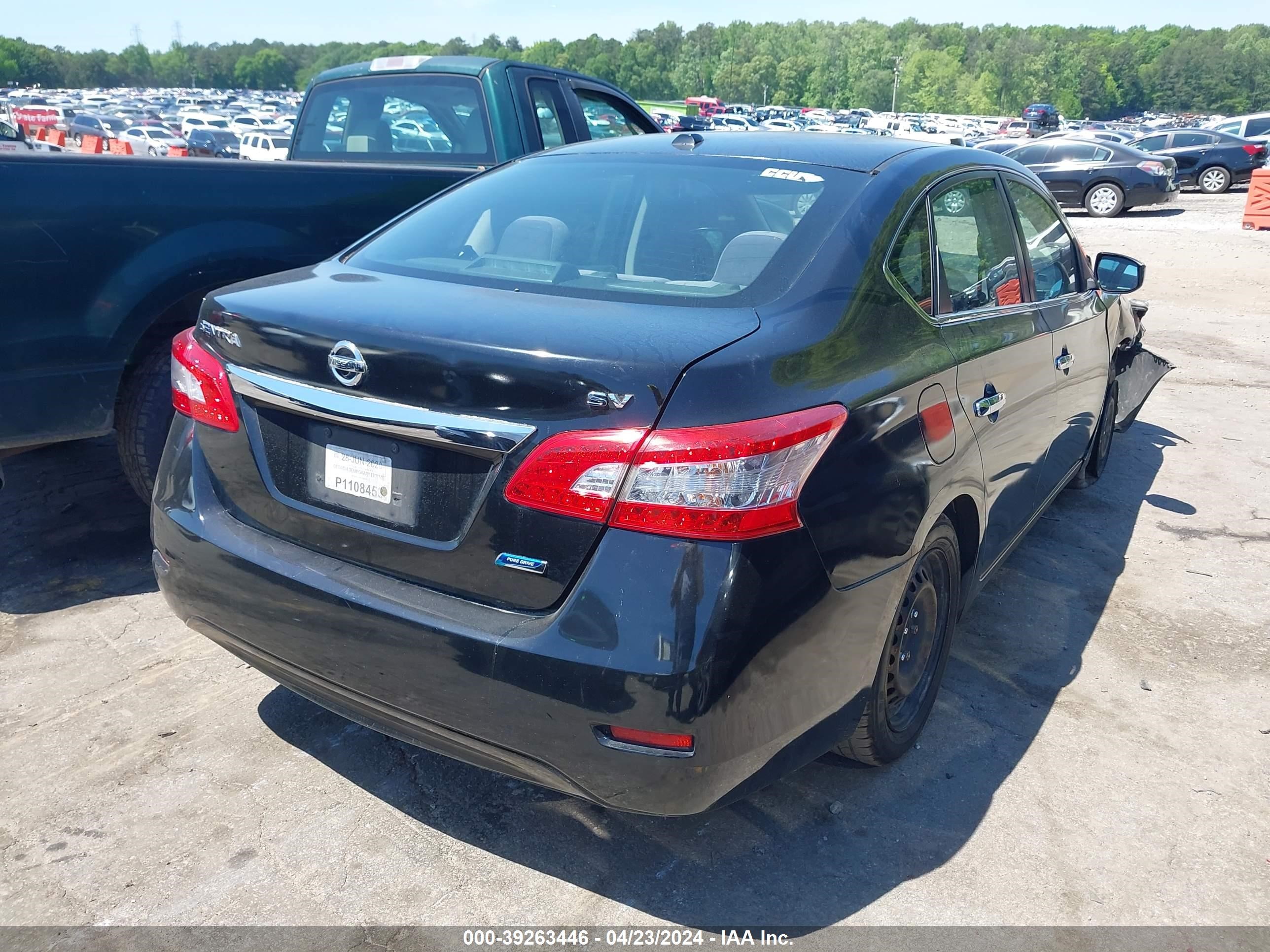 2013 Nissan Sentra Sv vin: 3N1AB7AP0DL688578