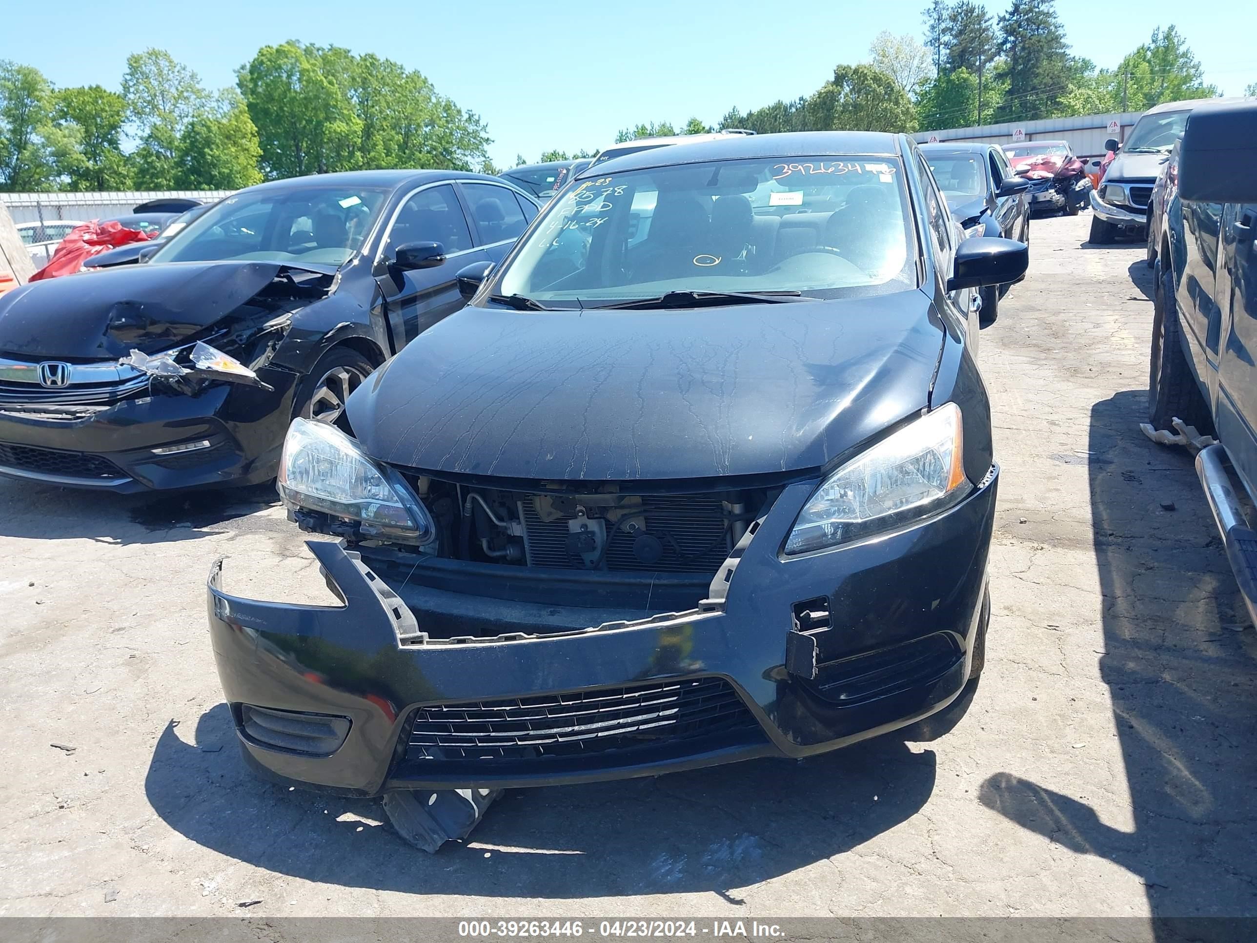 2013 Nissan Sentra Sv vin: 3N1AB7AP0DL688578