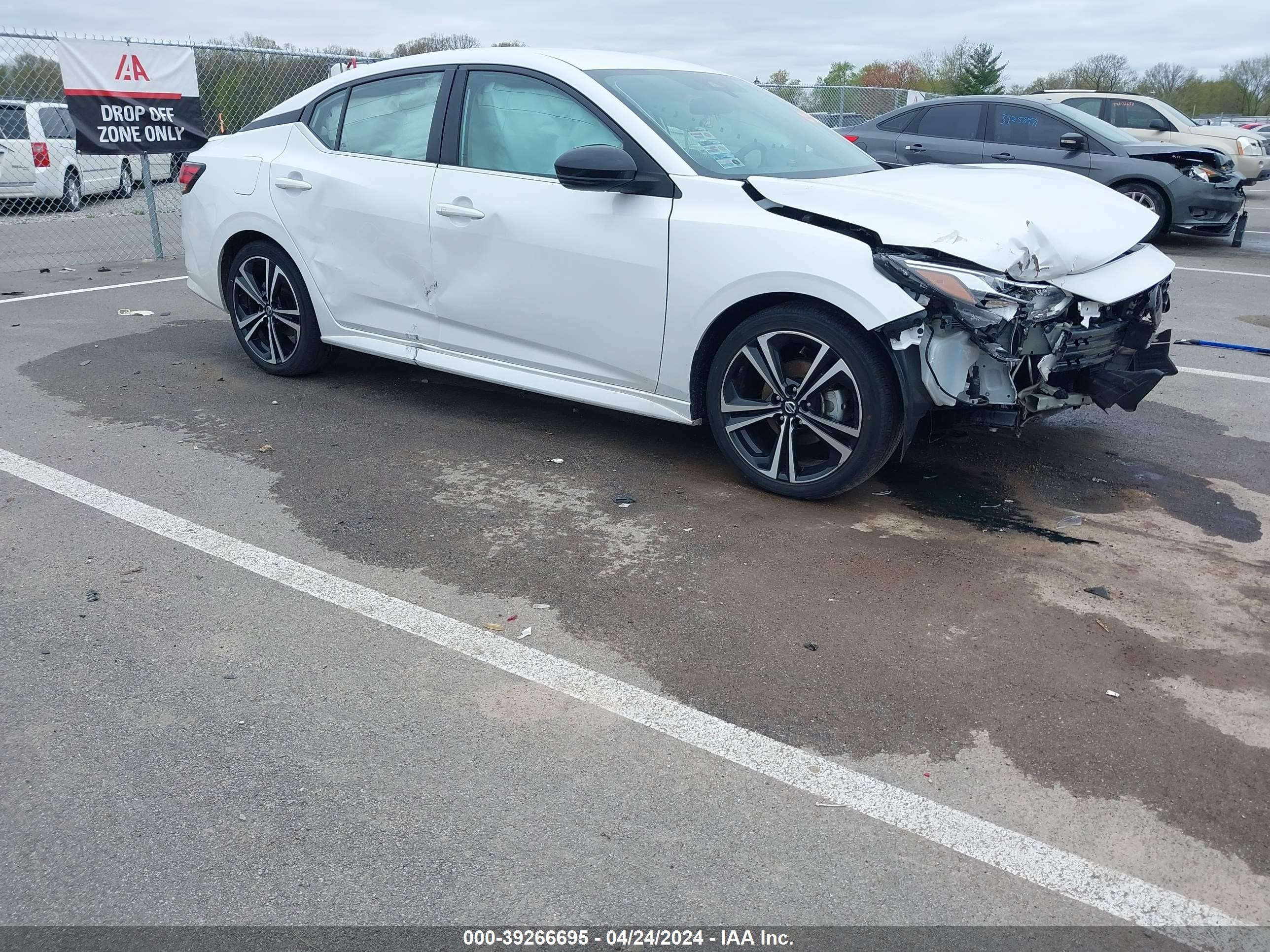 2021 Nissan Sentra Sr Xtronic Cvt vin: 3N1AB8DV4MY258362