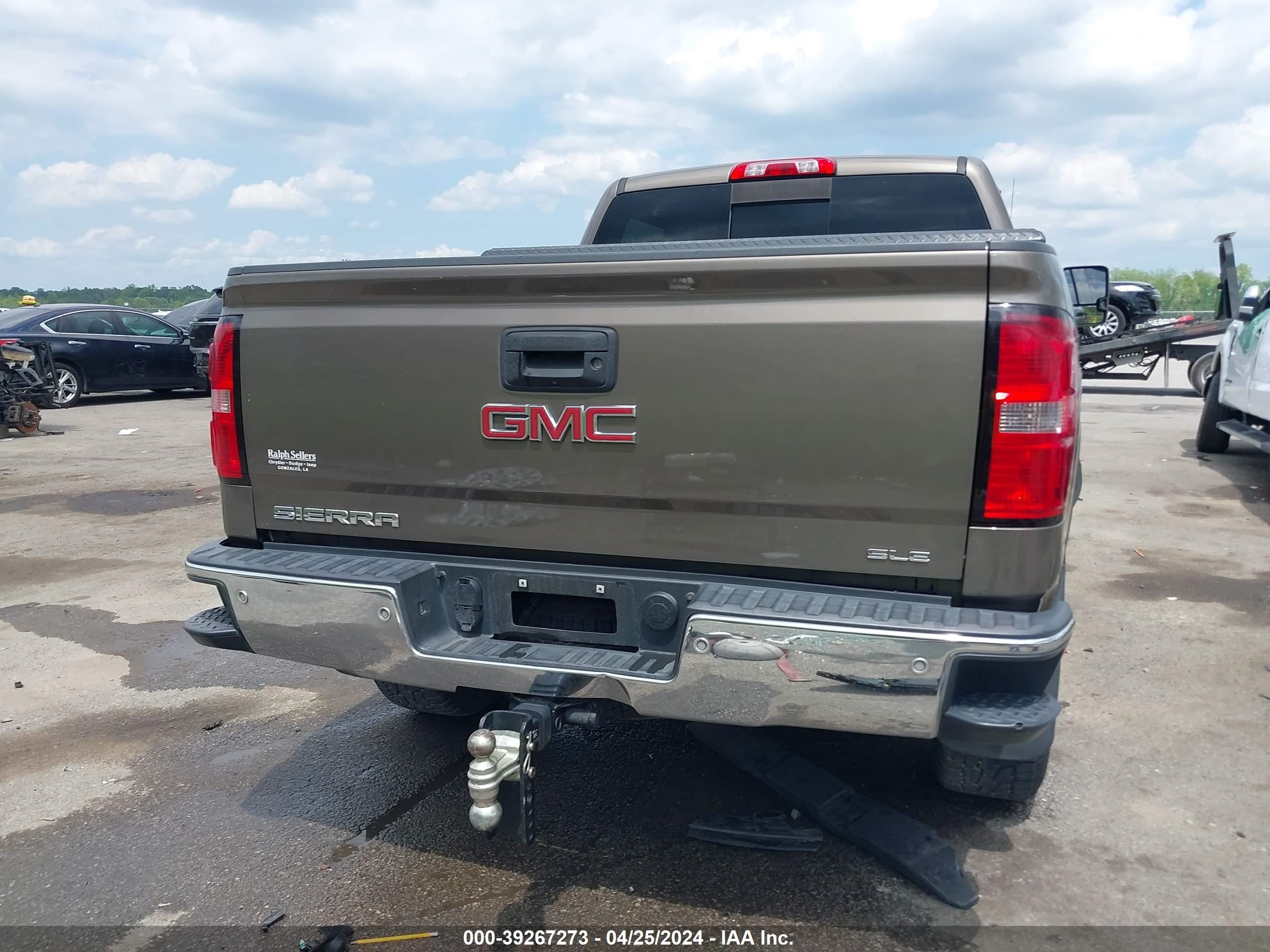 2015 GMC Sierra 1500 Sle vin: 3GTU1UEC7FG511685