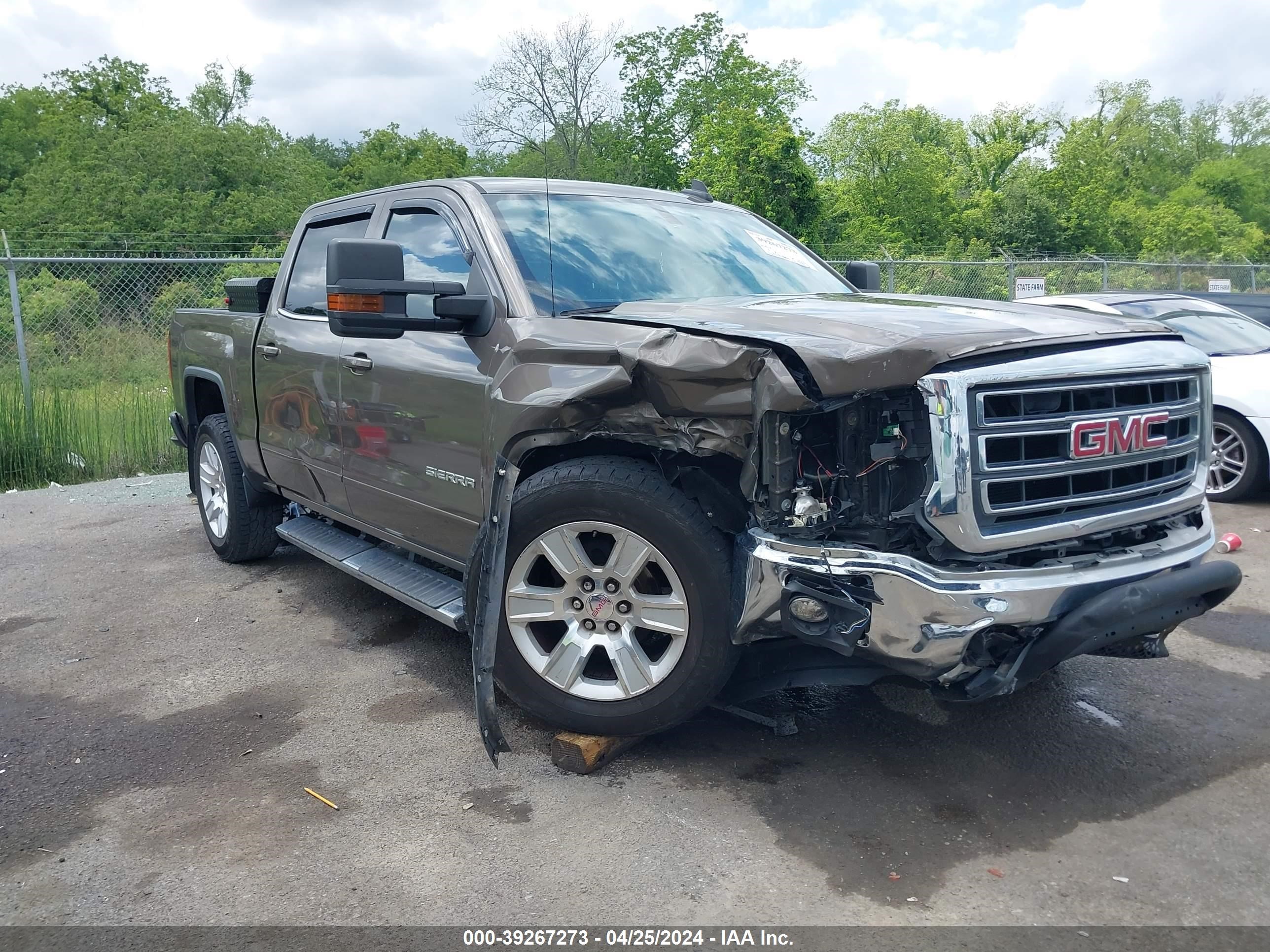 2015 GMC Sierra 1500 Sle vin: 3GTU1UEC7FG511685