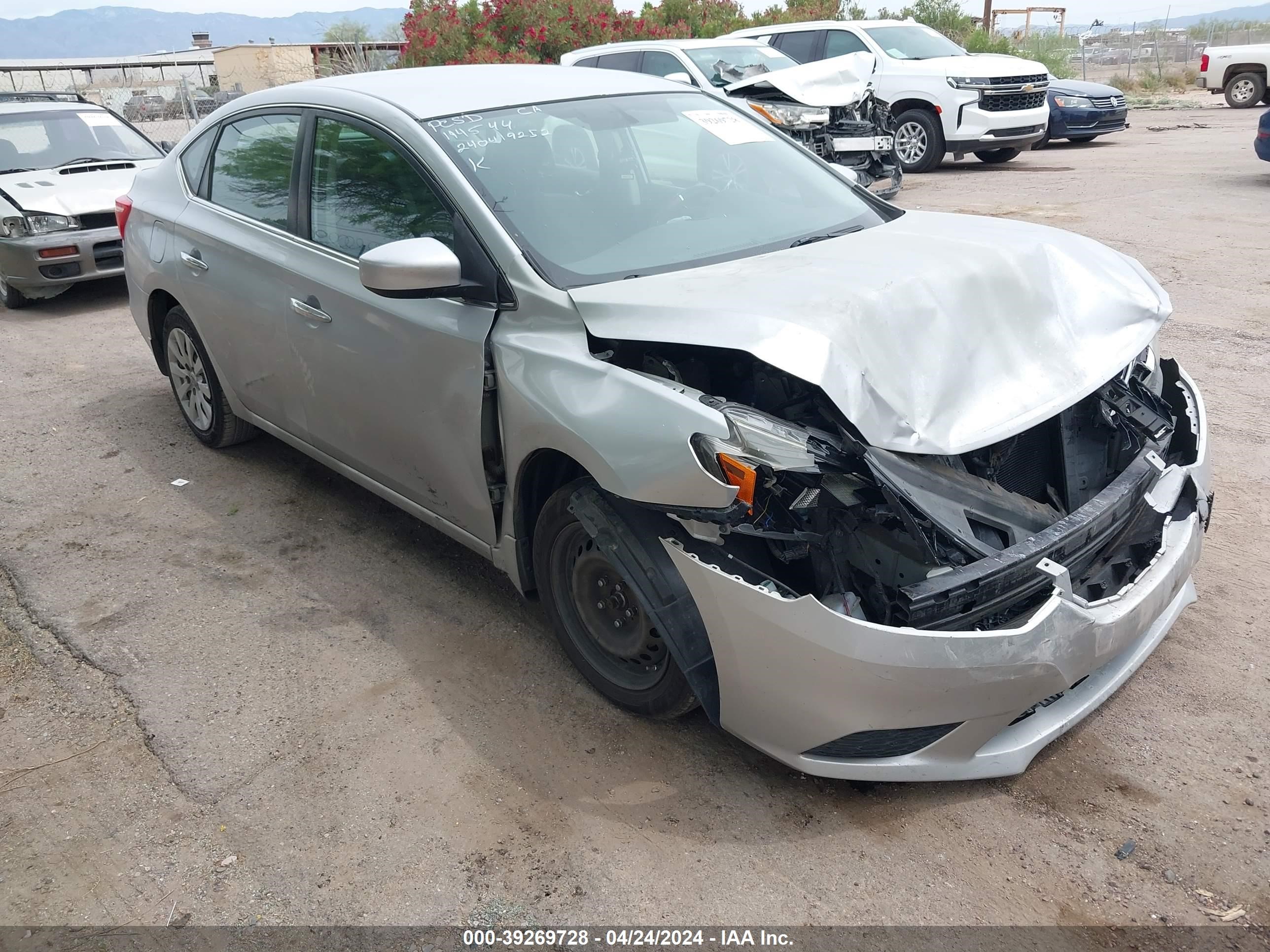 2016 Nissan Sentra S vin: 3N1AB7AP3GY283936