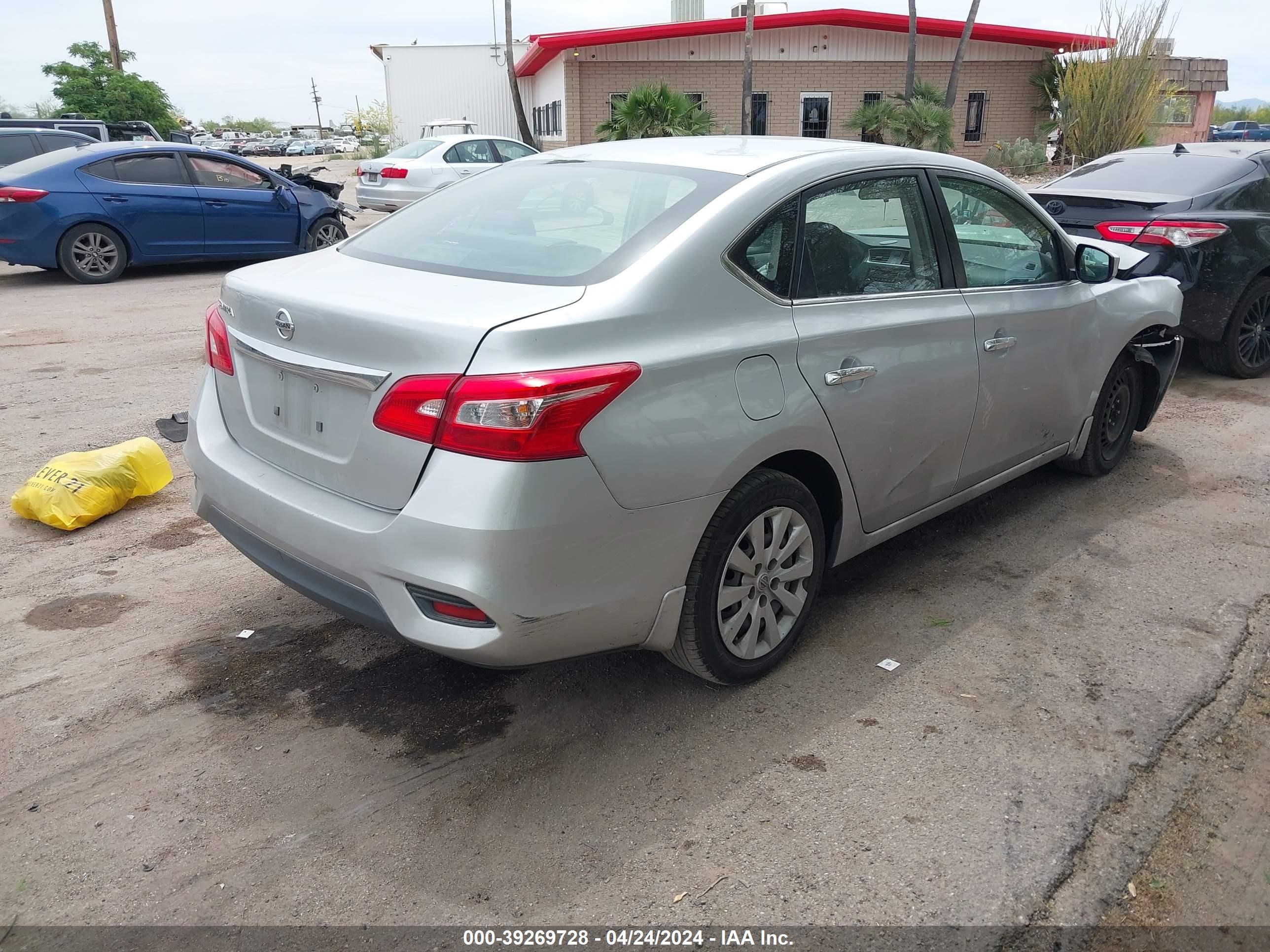 2016 Nissan Sentra S vin: 3N1AB7AP3GY283936