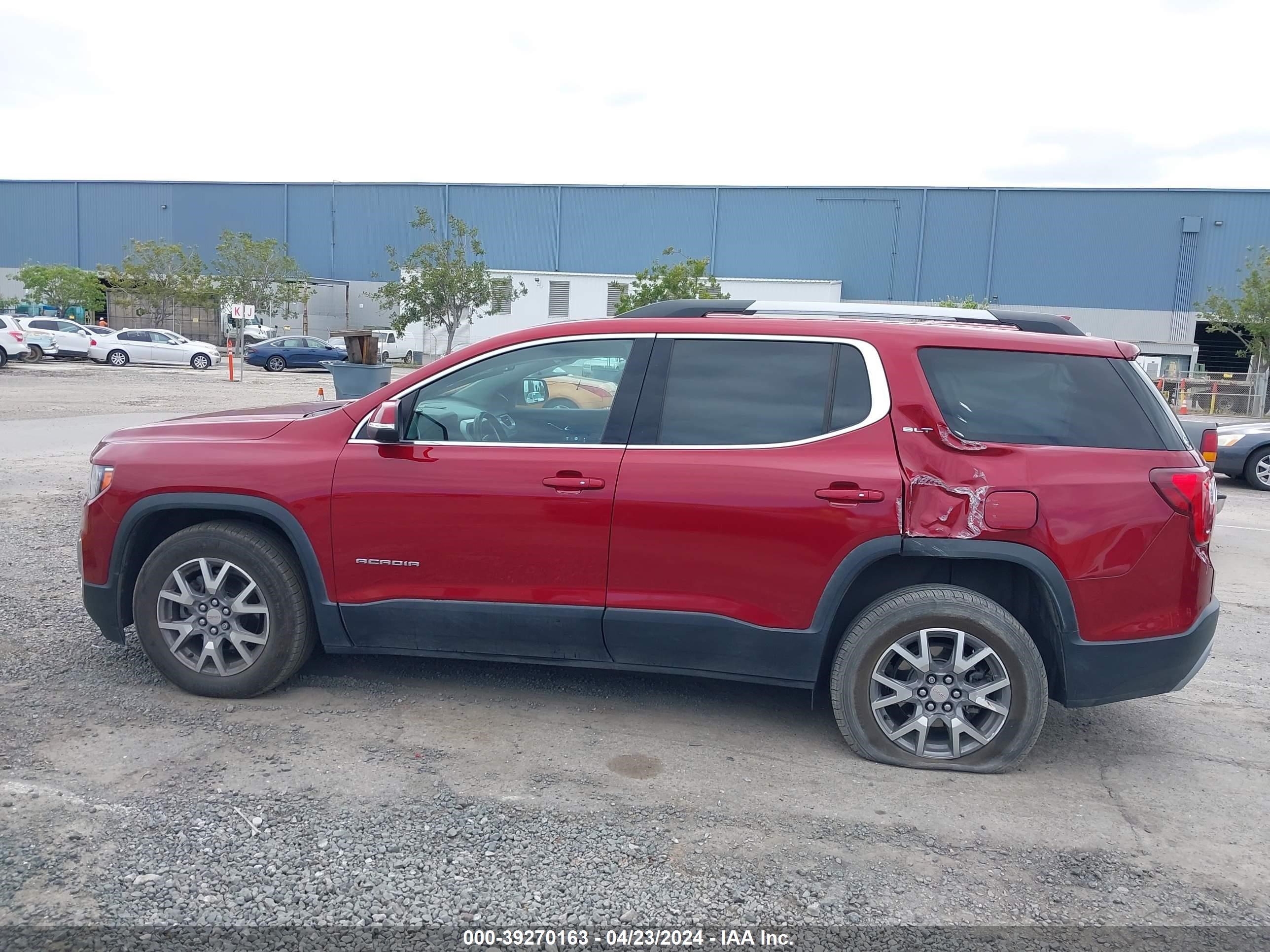 2020 GMC Acadia Fwd Slt vin: 1GKKNMLS3LZ159596