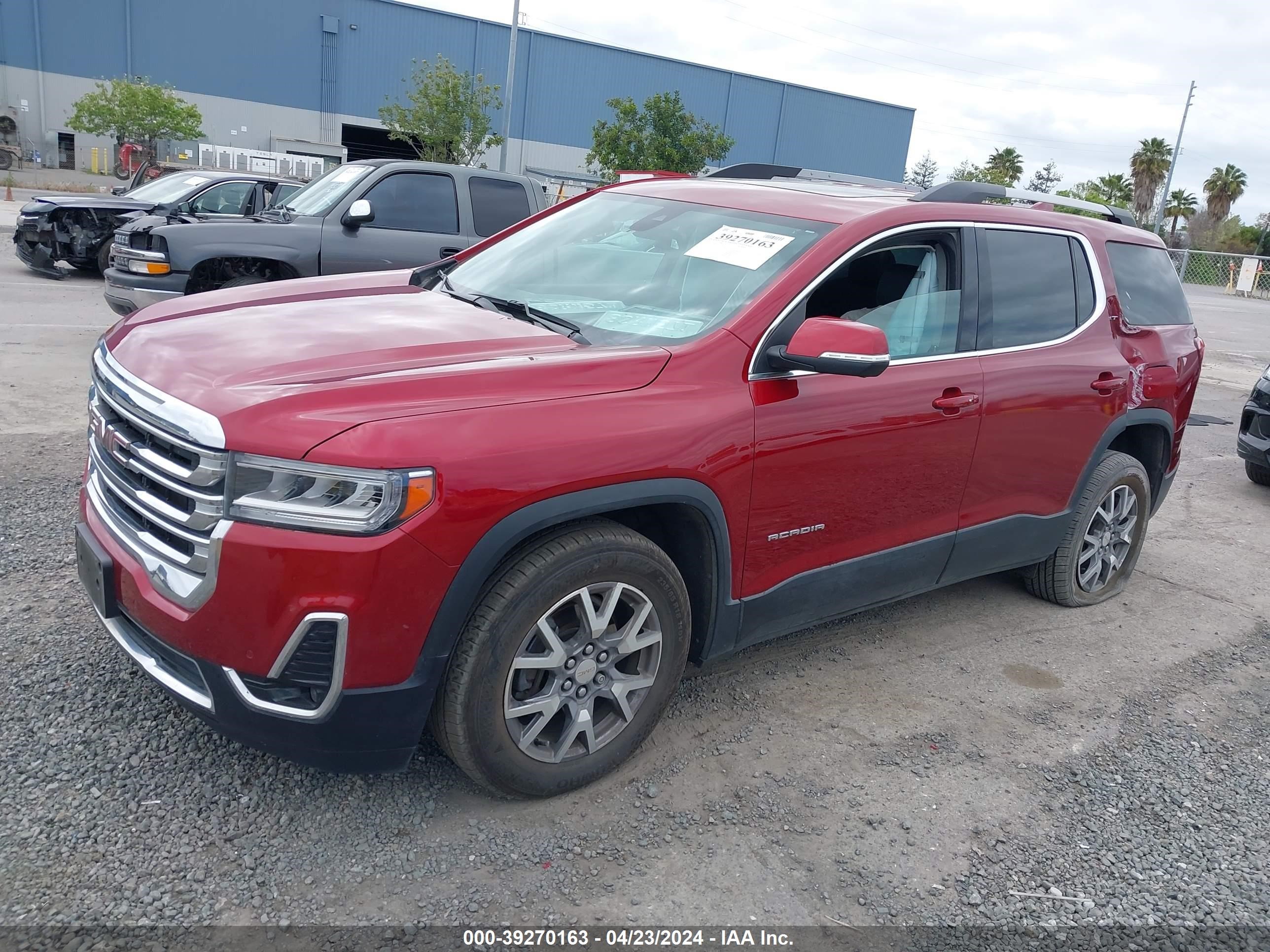 2020 GMC Acadia Fwd Slt vin: 1GKKNMLS3LZ159596