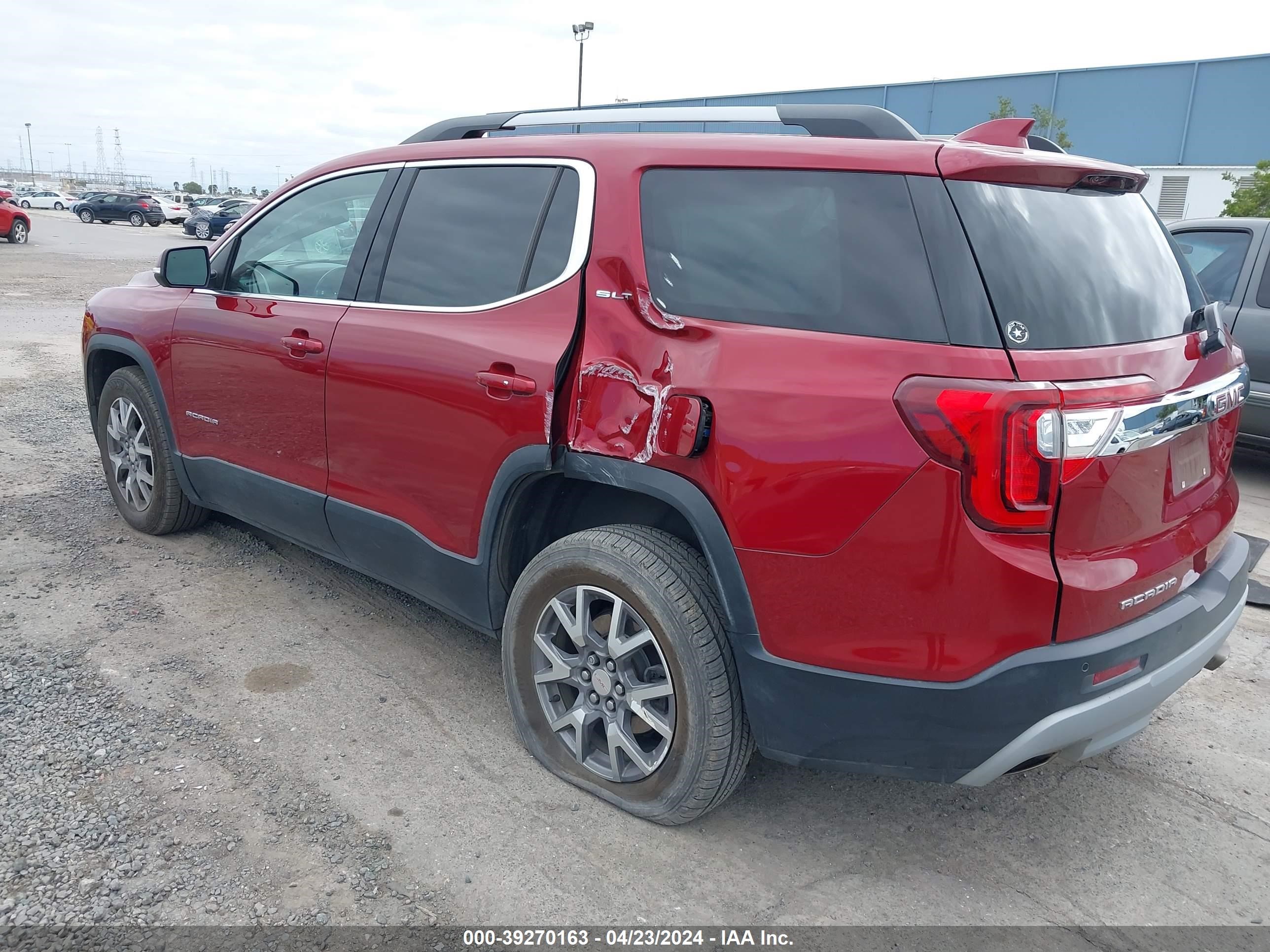 2020 GMC Acadia Fwd Slt vin: 1GKKNMLS3LZ159596