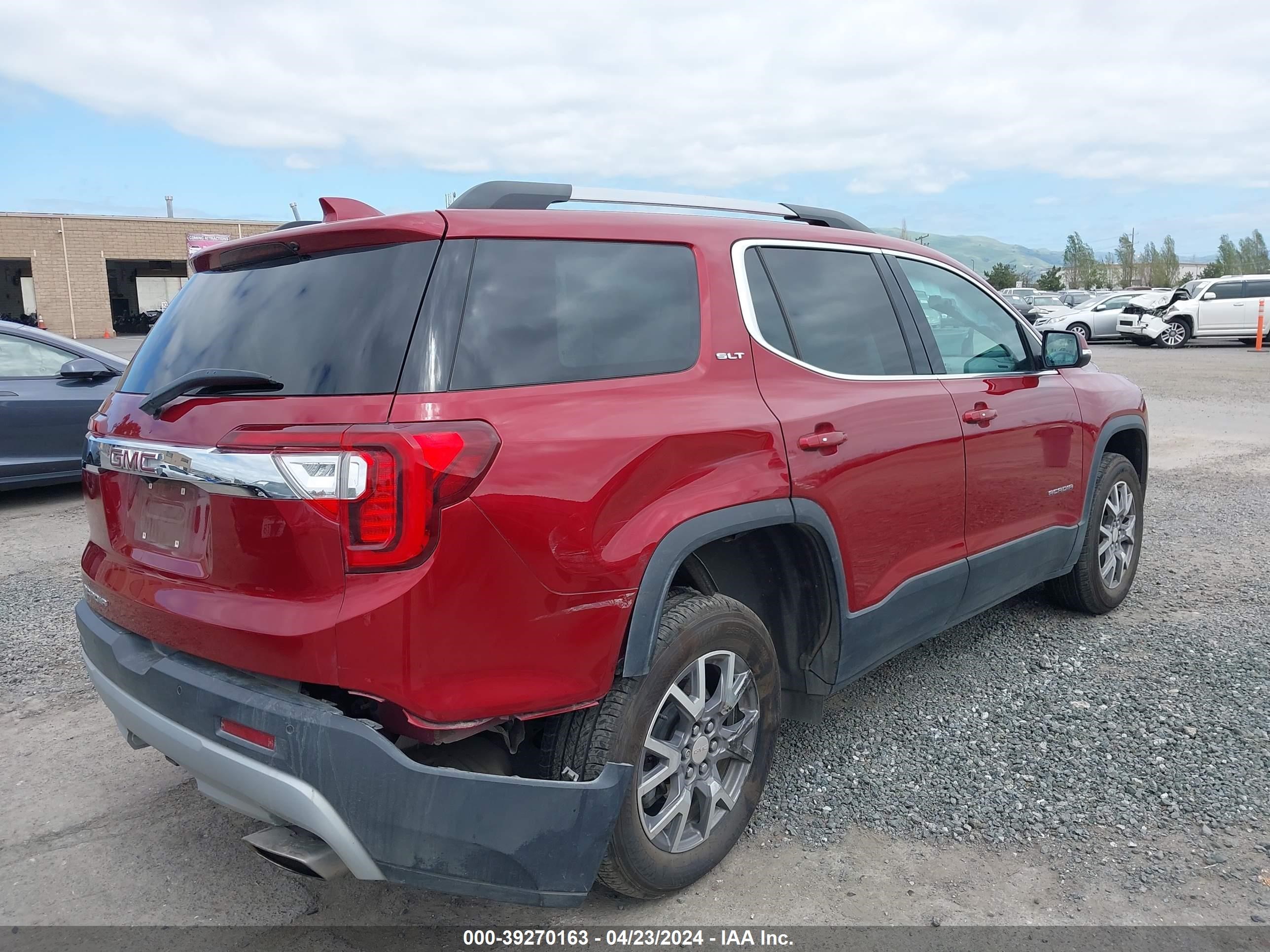 2020 GMC Acadia Fwd Slt vin: 1GKKNMLS3LZ159596