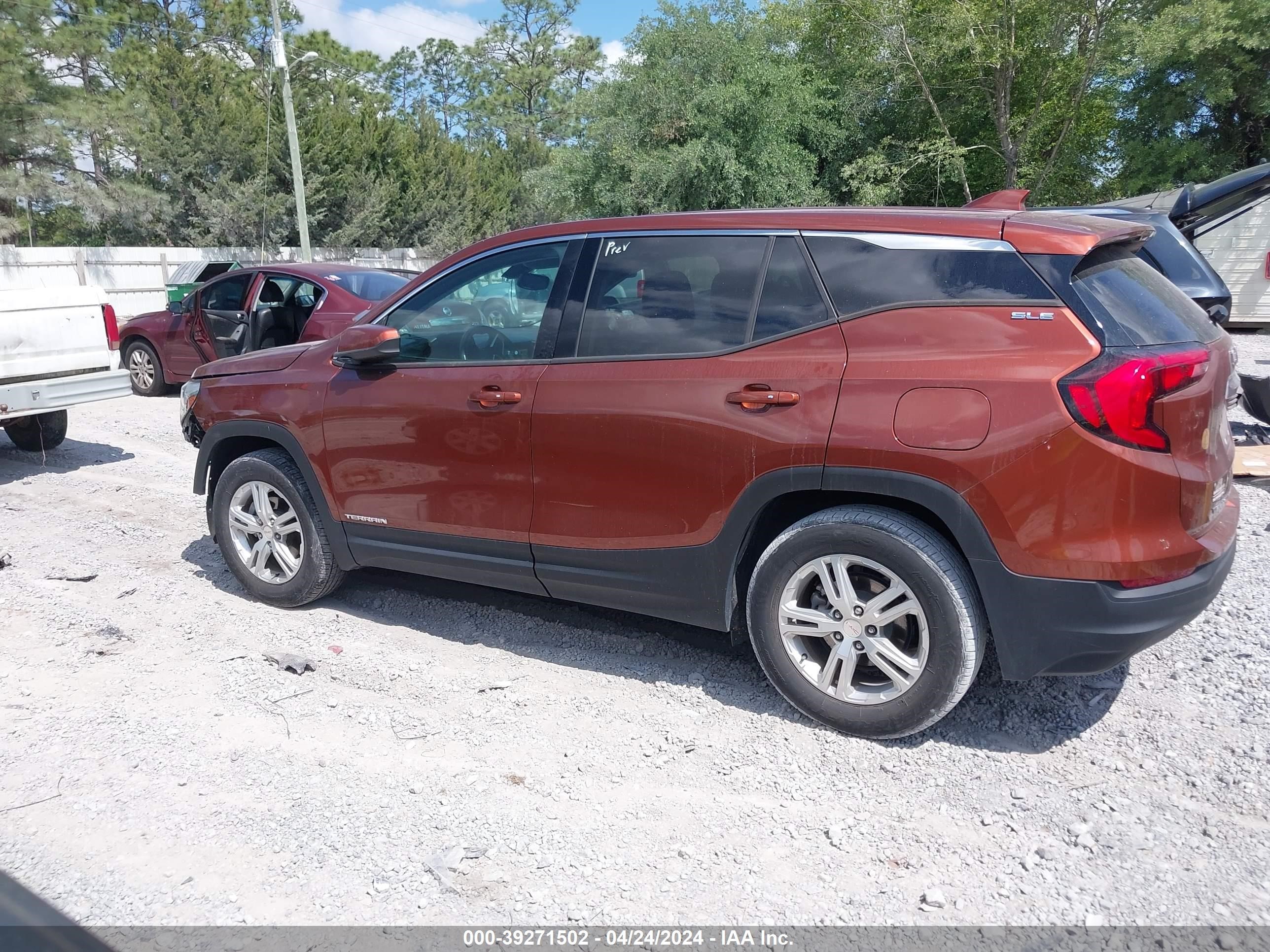 2019 GMC Terrain Sle vin: 3GKALMEV0KL307413