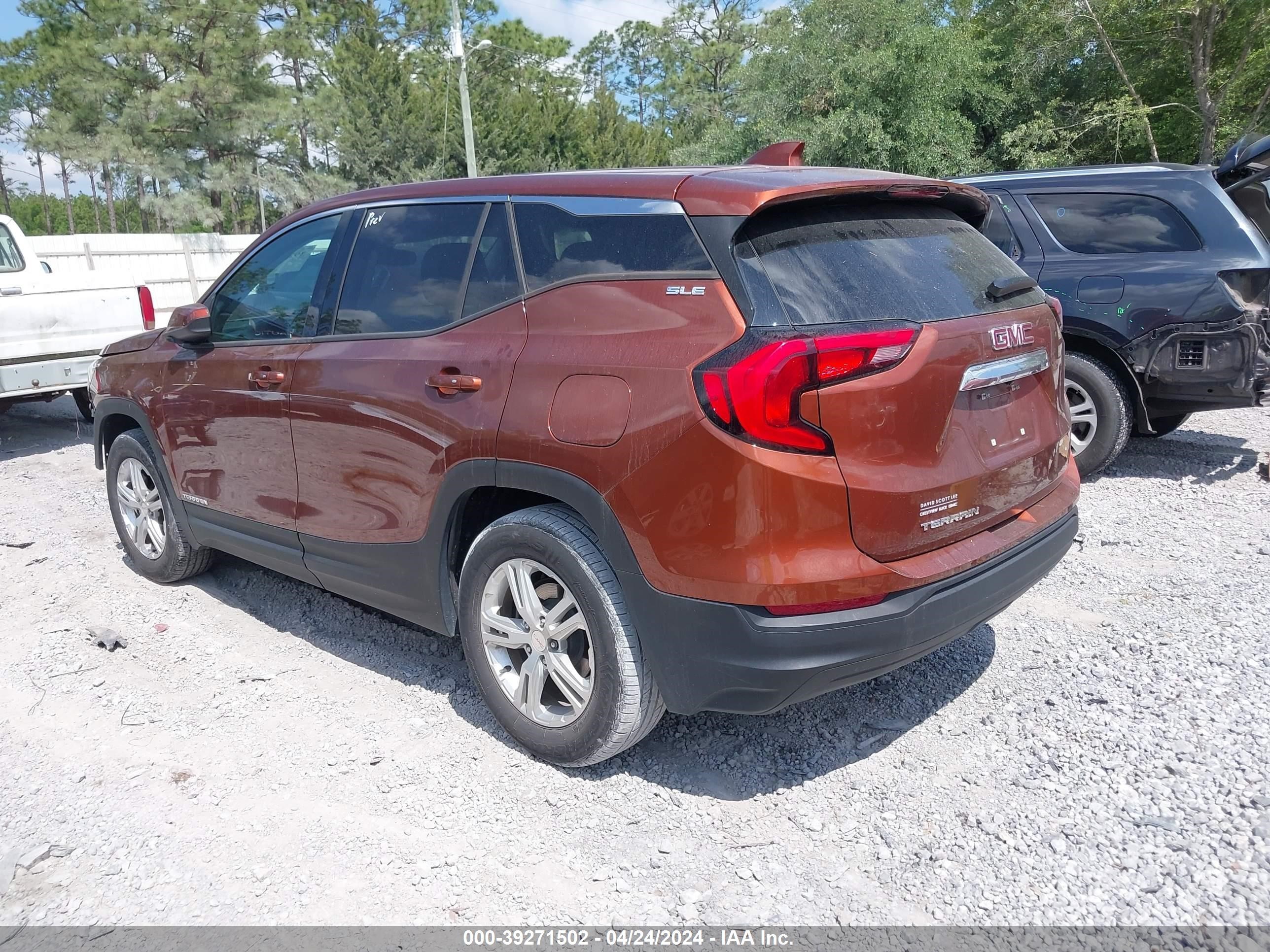 2019 GMC Terrain Sle vin: 3GKALMEV0KL307413