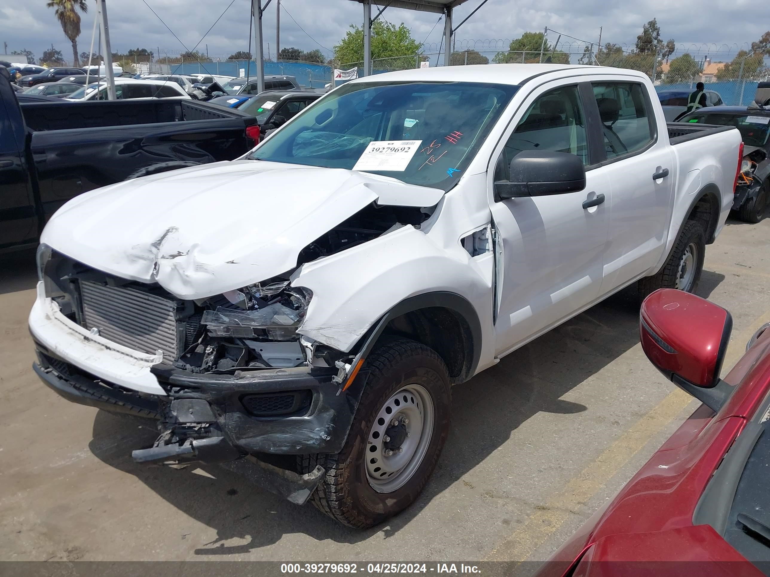 2021 Ford Ranger Xl vin: 1FTER4EHXMLD38446