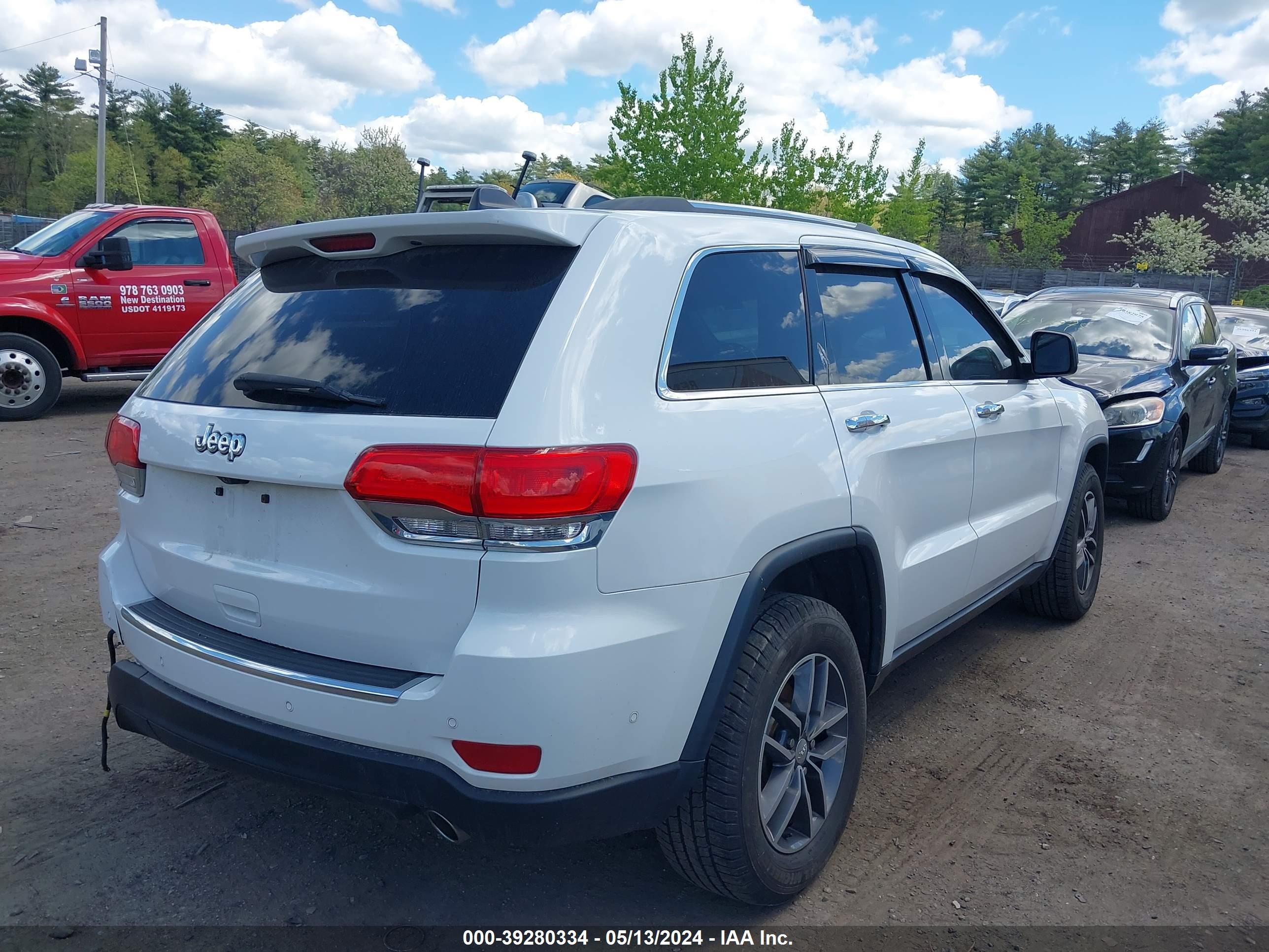 2018 Jeep Grand Cherokee Limited 4X4 vin: 1C4RJFBG4JC299039