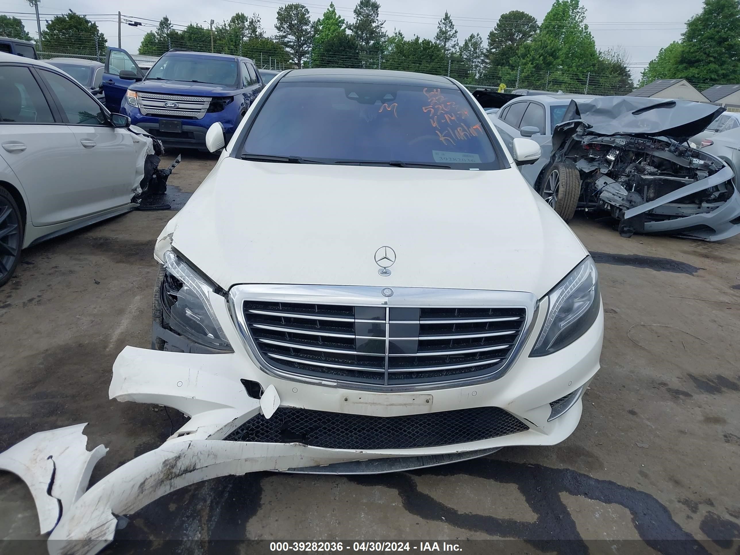 2015 Mercedes-Benz S 550 4Matic vin: WDDUG8FB4FA185263