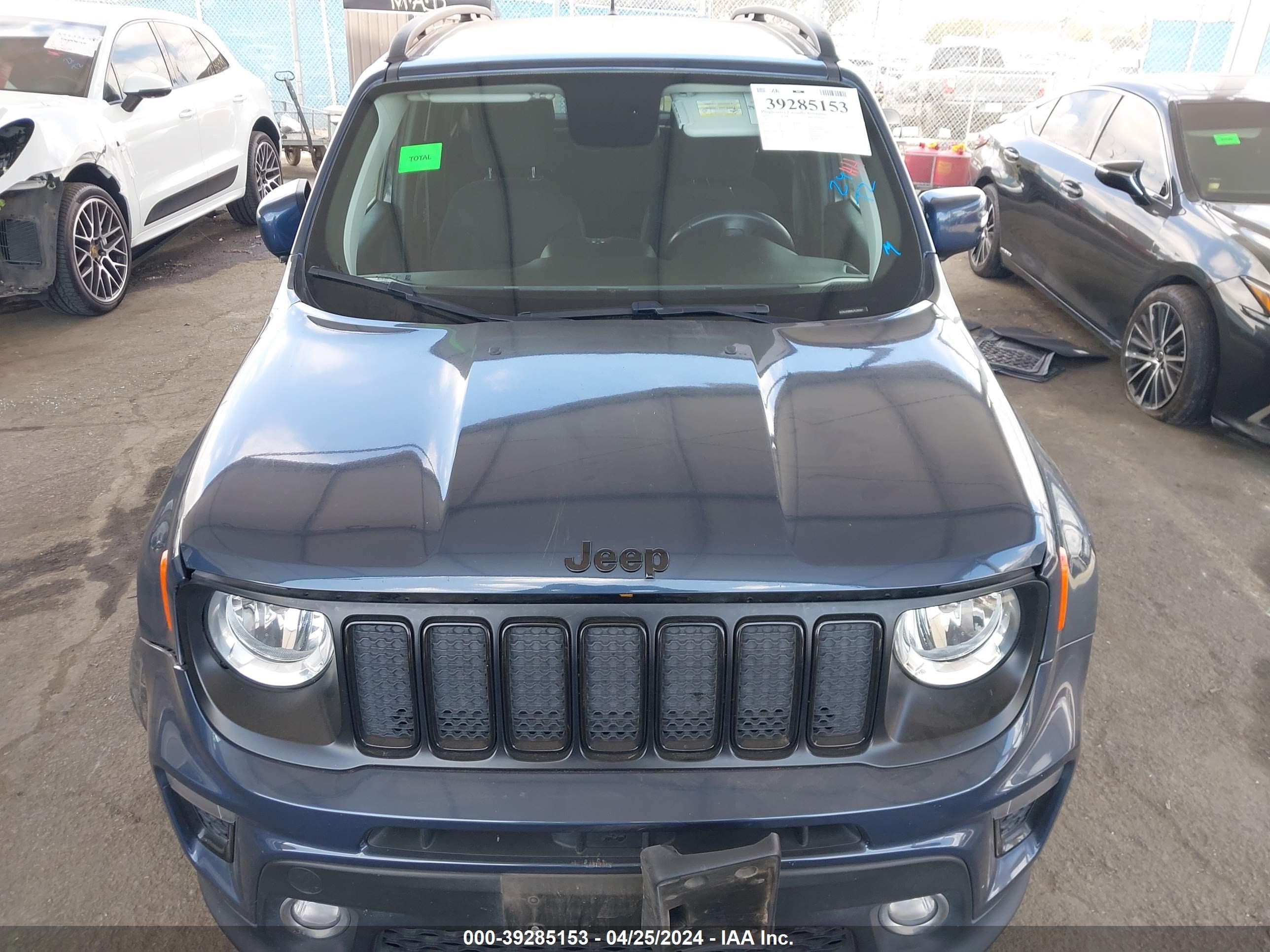 2020 Jeep Renegade Altitude Fwd vin: ZACNJABB8LPL66081