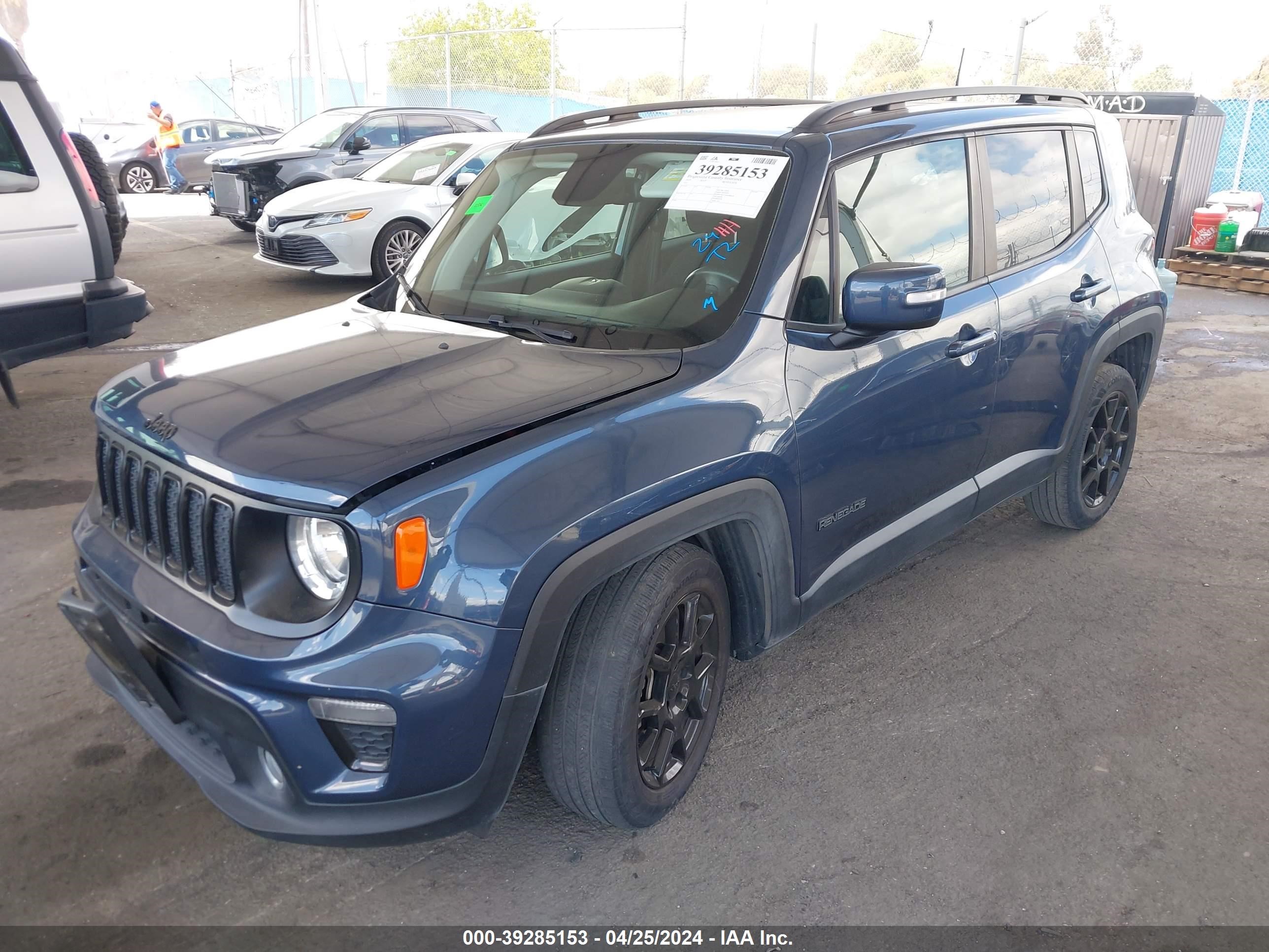 2020 Jeep Renegade Altitude Fwd vin: ZACNJABB8LPL66081