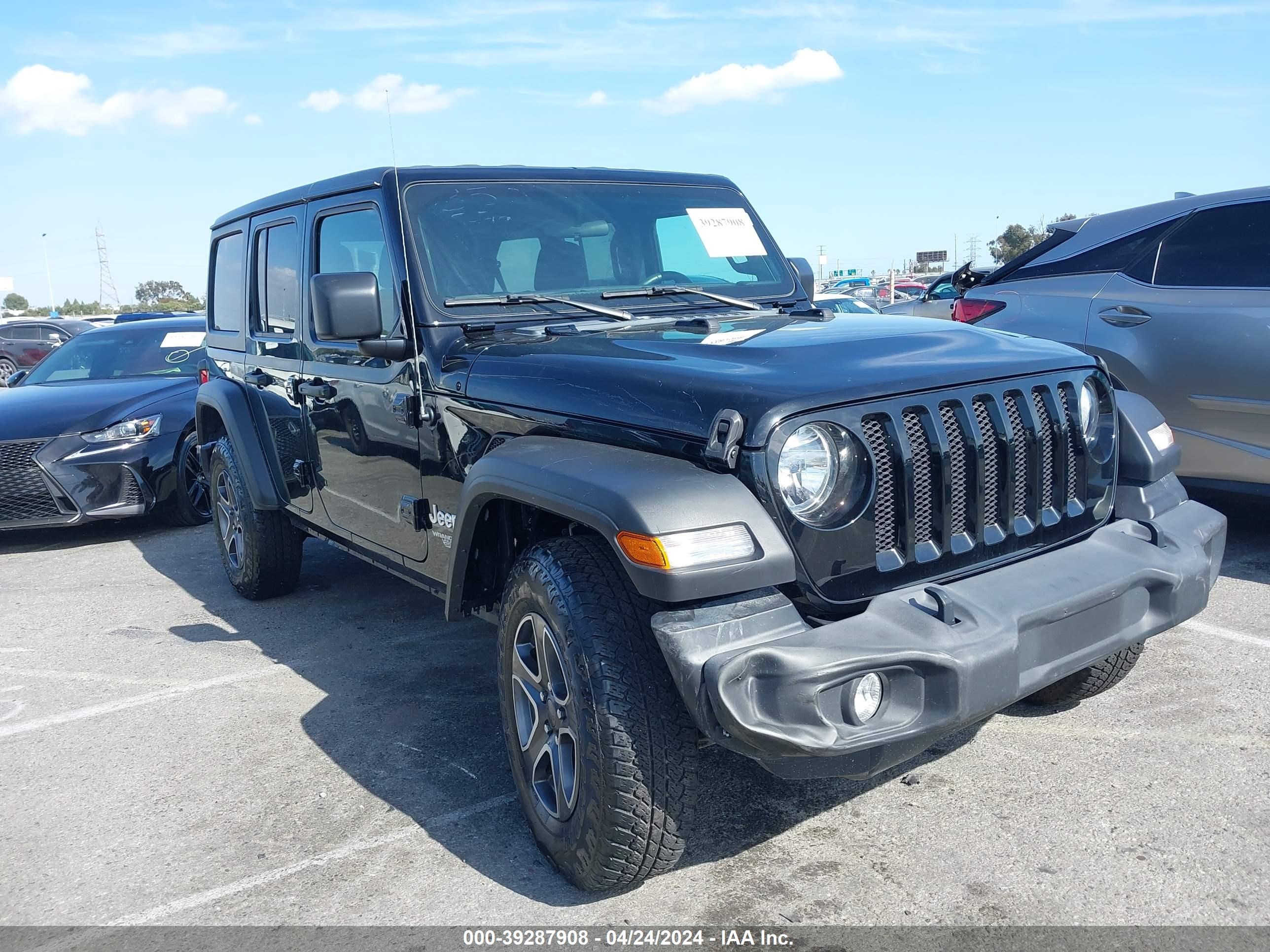 2021 Jeep Wrangler Unlimited Sport S 4X4 vin: 1C4HJXDN5MW678745