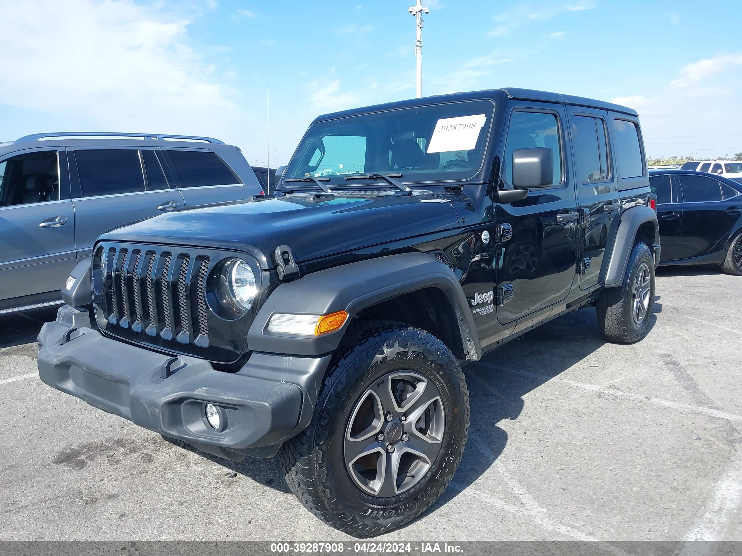 2021 Jeep Wrangler Unlimited Sport S 4X4 vin: 1C4HJXDN5MW678745