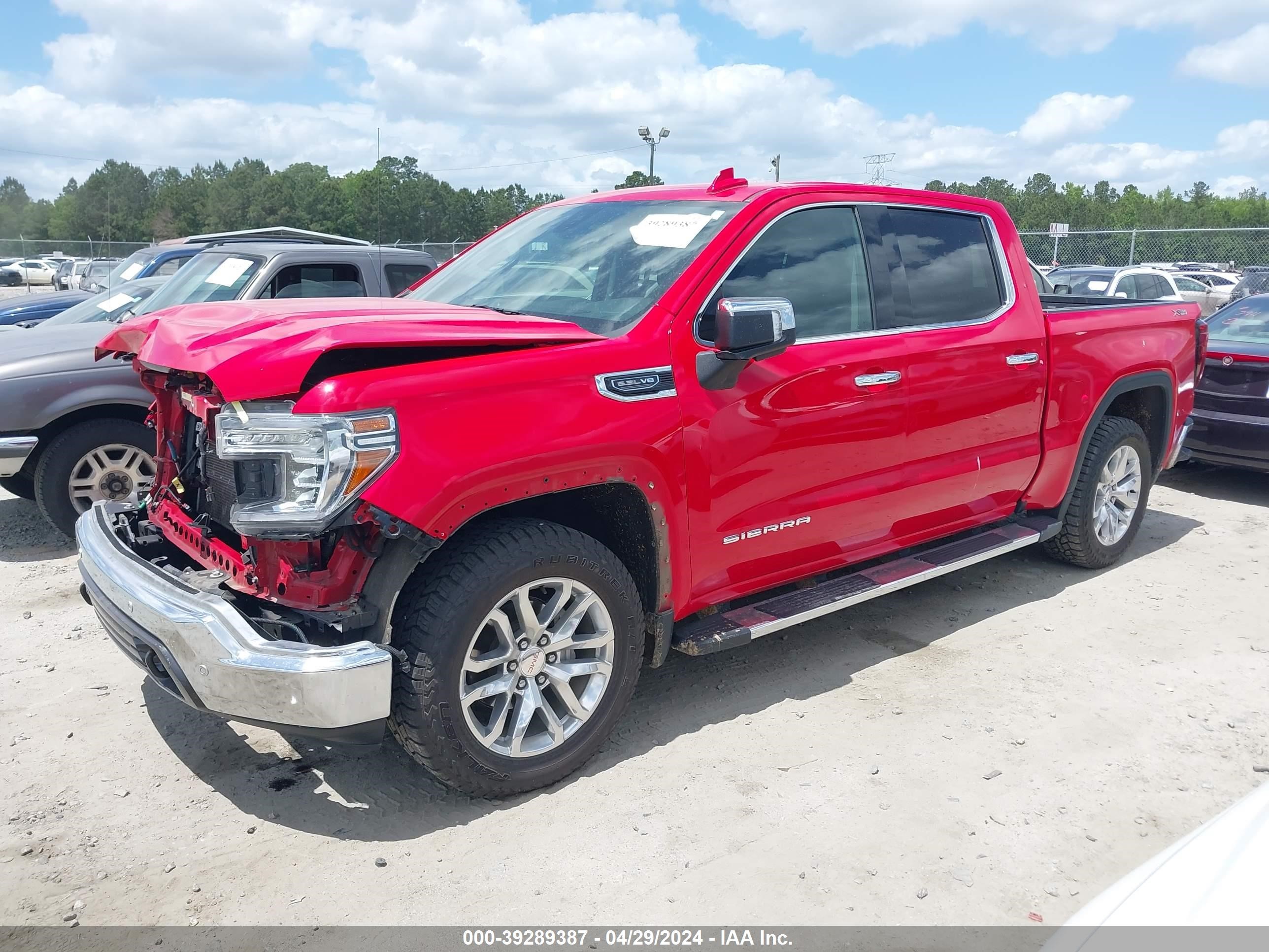 2021 GMC Sierra 1500 4Wd Short Box Slt vin: 1GTU9DED5MZ214364