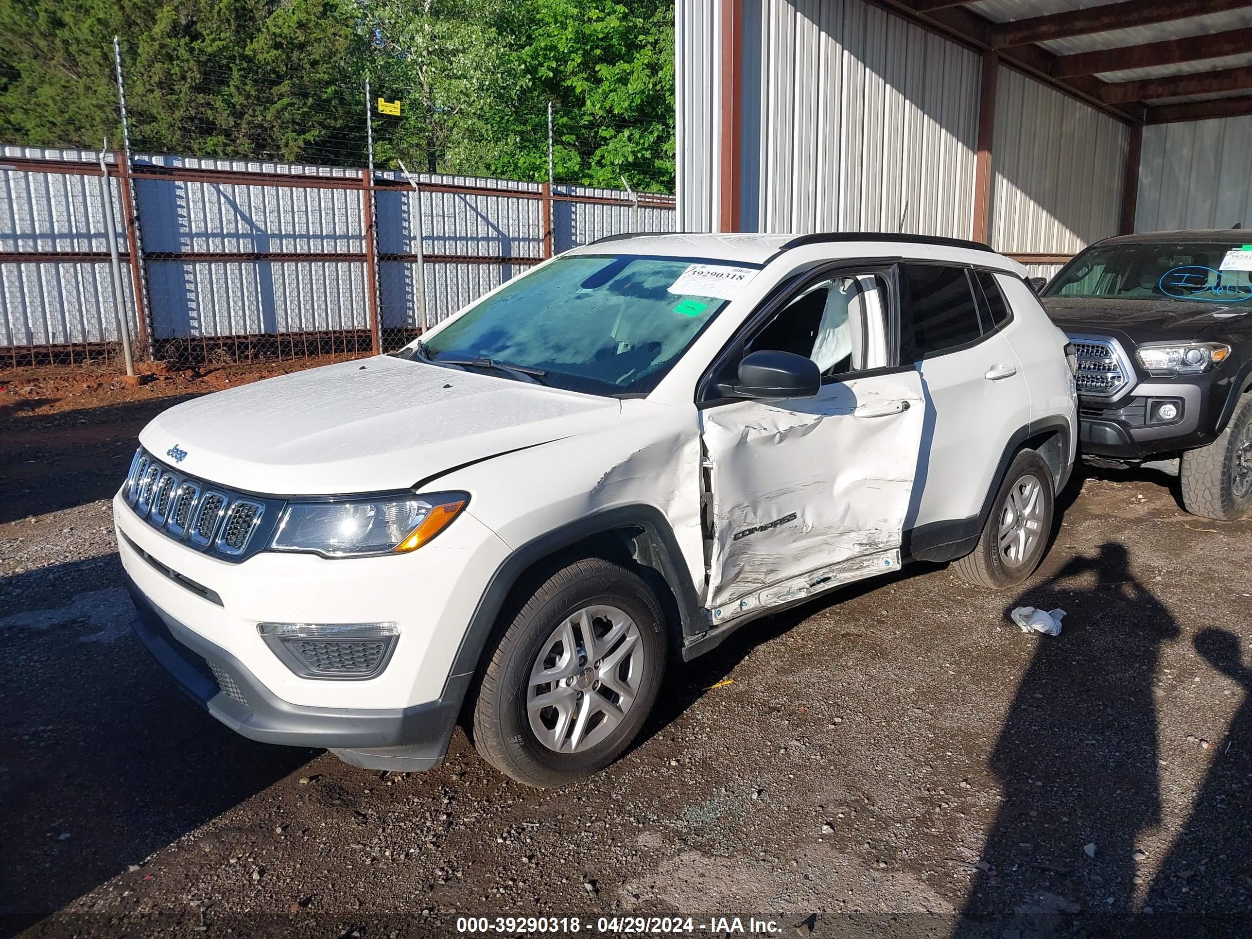 2020 Jeep Compass Sport Fwd vin: 3C4NJCAB7LT253506