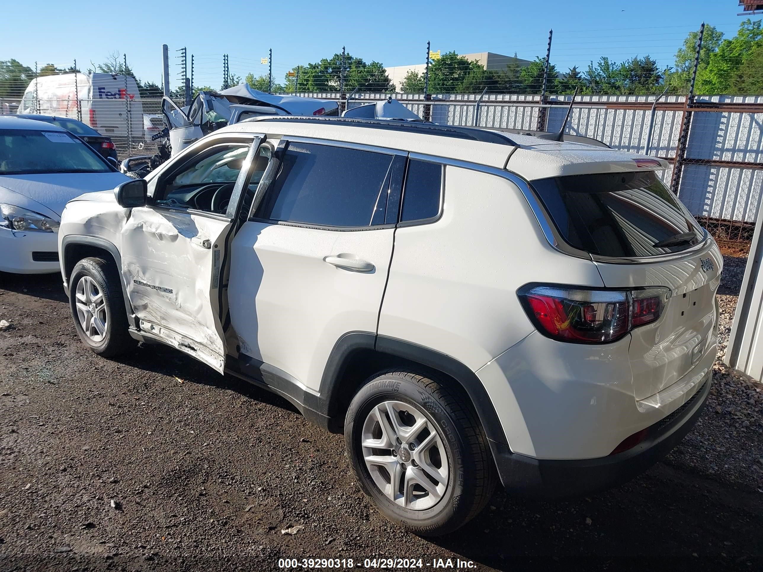 2020 Jeep Compass Sport Fwd vin: 3C4NJCAB7LT253506