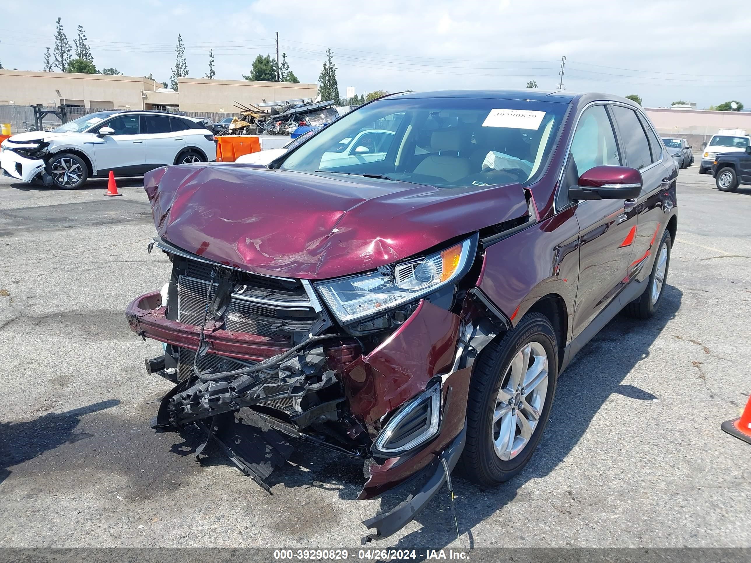 2017 Ford Edge Sel vin: 2FMPK3J87HBB56928