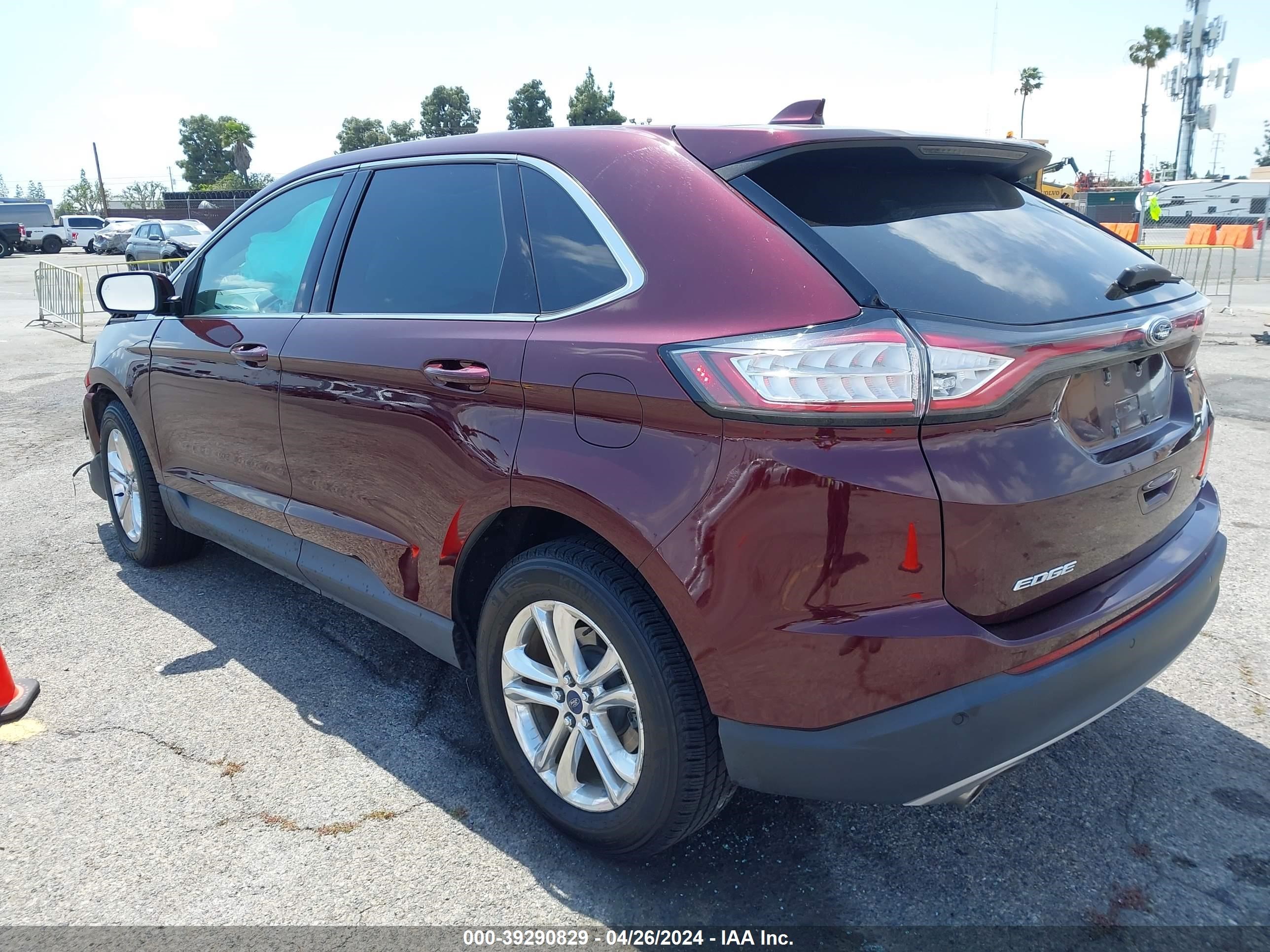 2017 Ford Edge Sel vin: 2FMPK3J87HBB56928