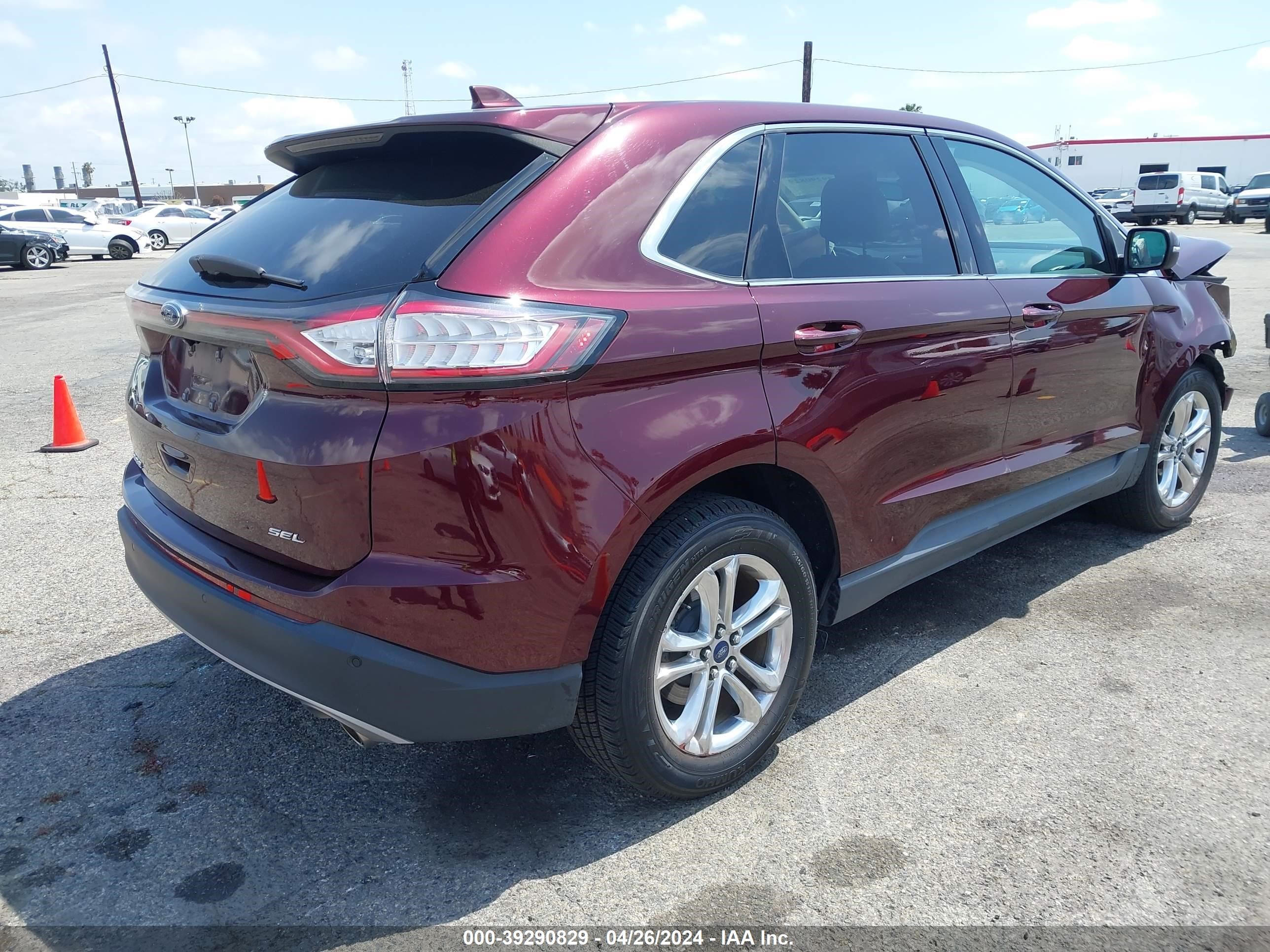 2017 Ford Edge Sel vin: 2FMPK3J87HBB56928