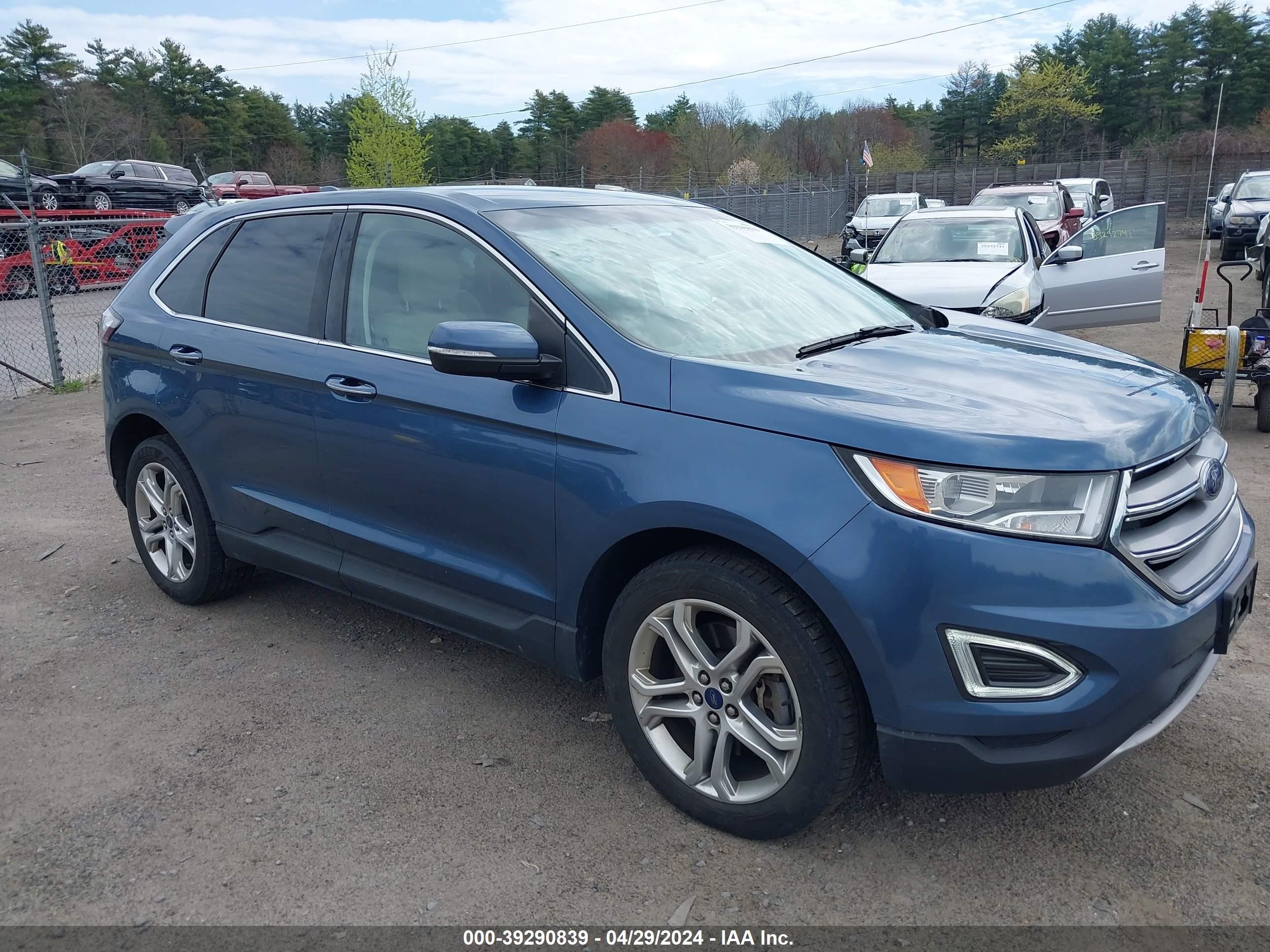 2018 Ford Edge Titanium vin: 2FMPK4K97JBC07511