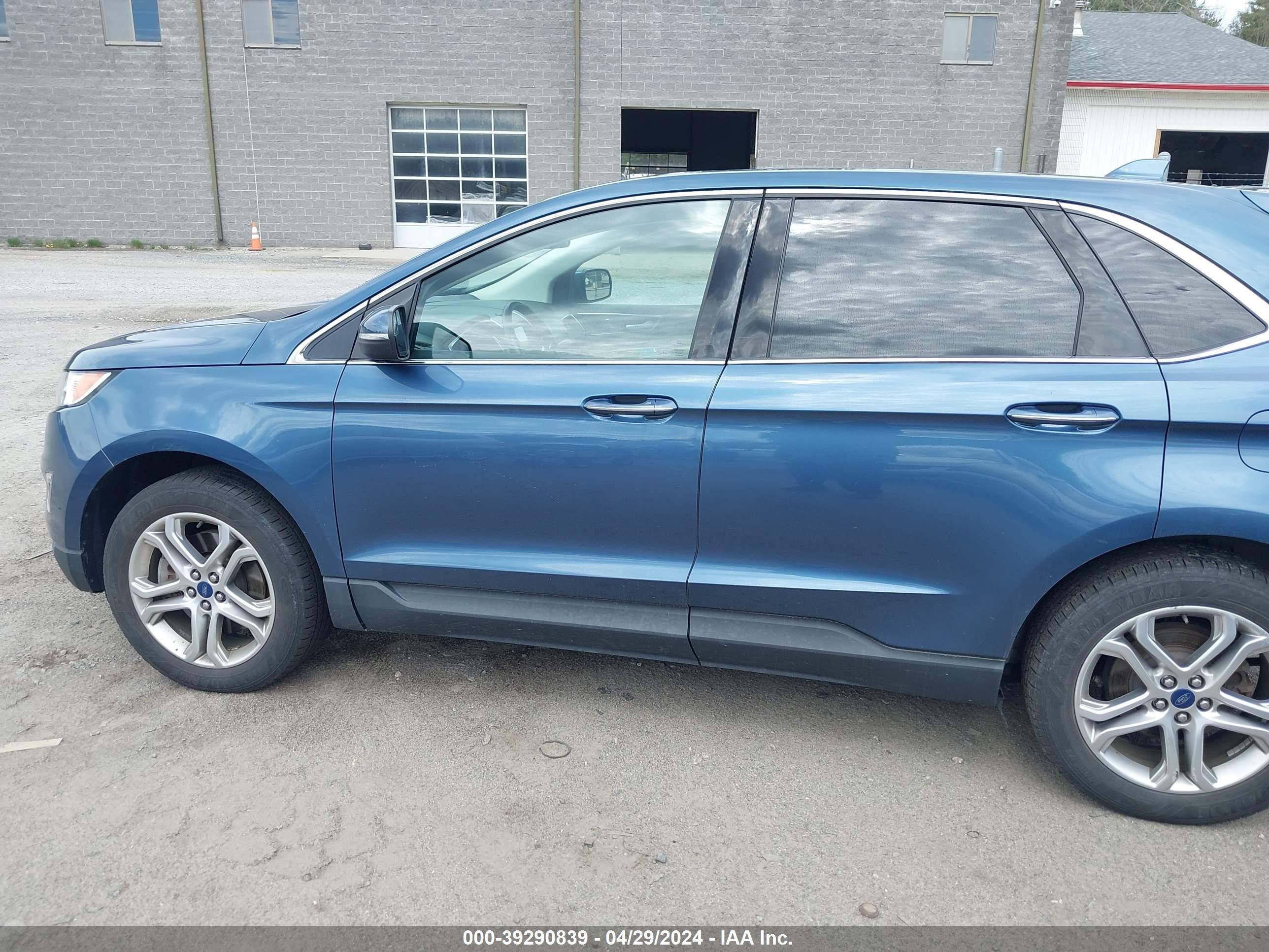 2018 Ford Edge Titanium vin: 2FMPK4K97JBC07511