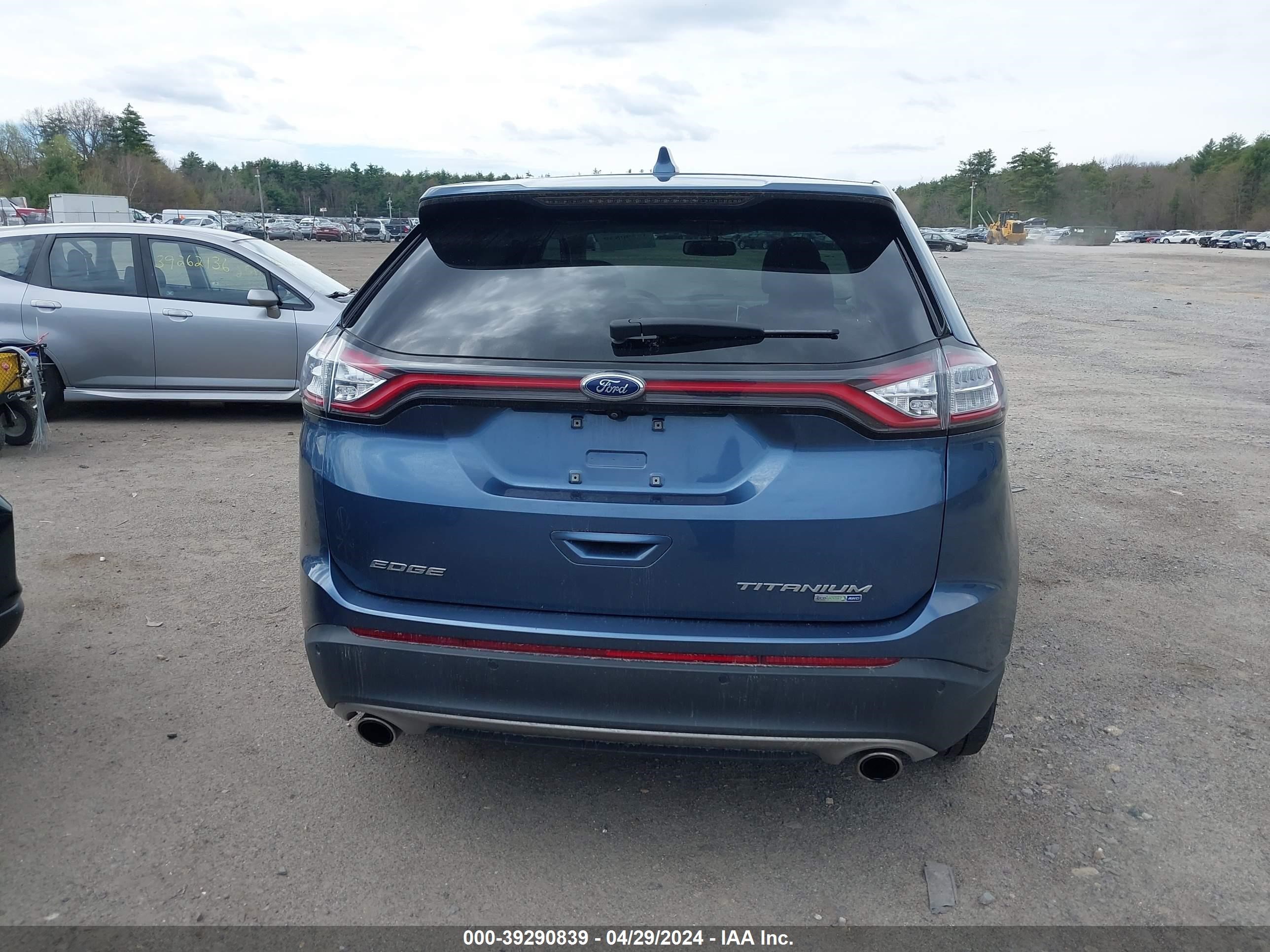 2018 Ford Edge Titanium vin: 2FMPK4K97JBC07511