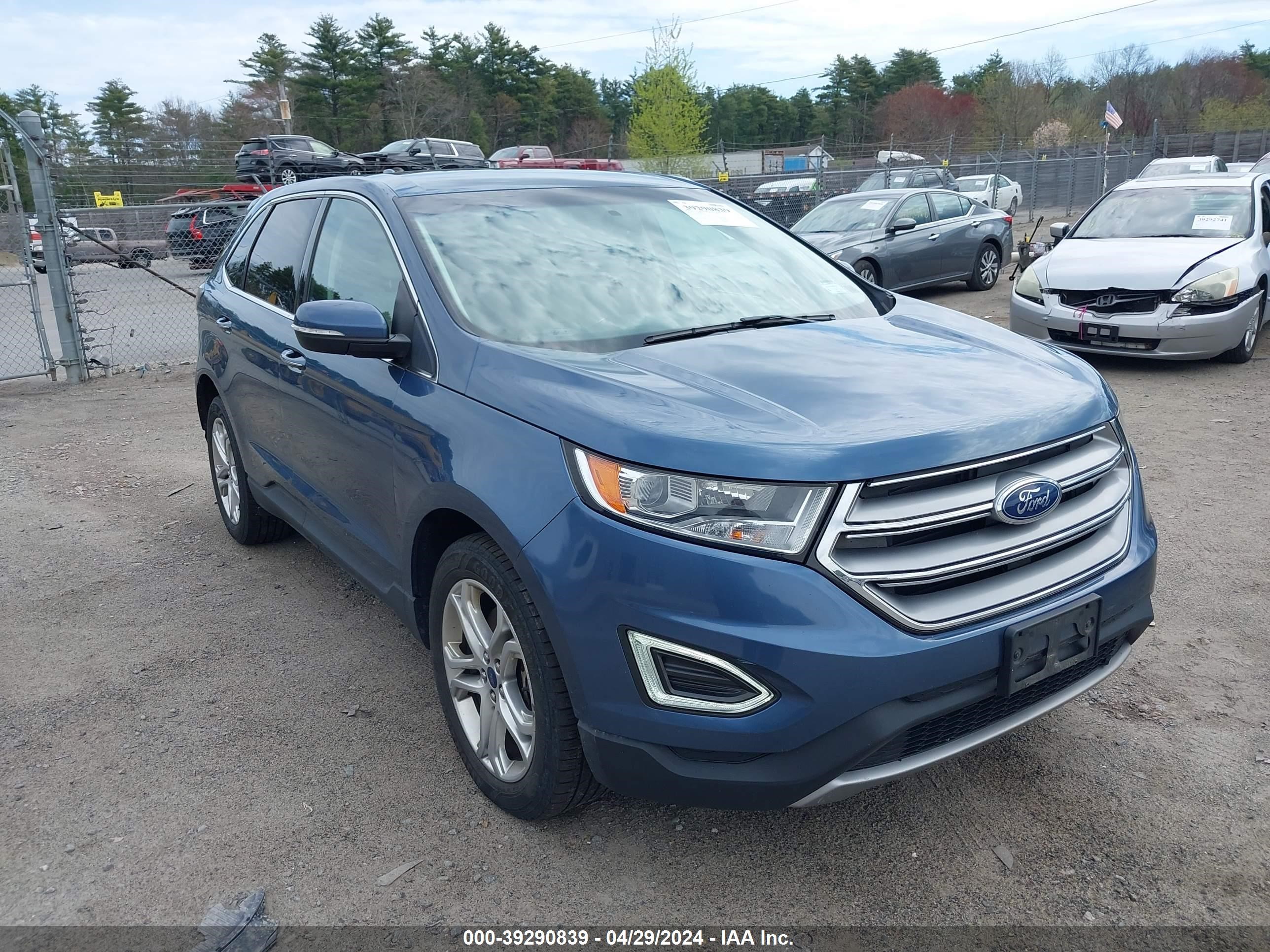 2018 Ford Edge Titanium vin: 2FMPK4K97JBC07511